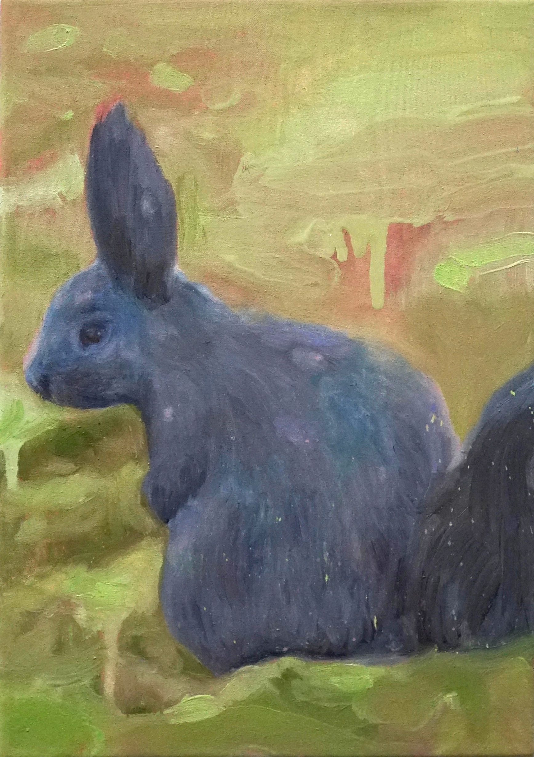 몸은 결코 단일한 적이 없었다 #4 (The body has never been singular #4), 34.8 x 24.2cm, Oil on canvas, 2022