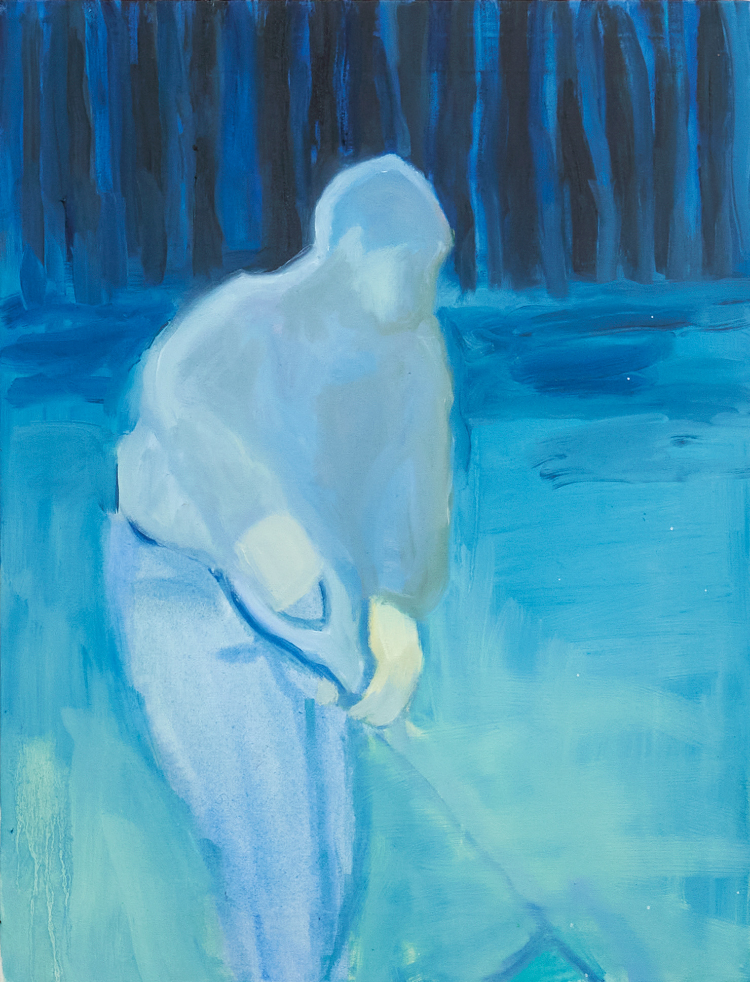 돼지를 위한 장례식 (Funeral for a Pig), 53 x 45.5cm, Oil on Canvas, 2022