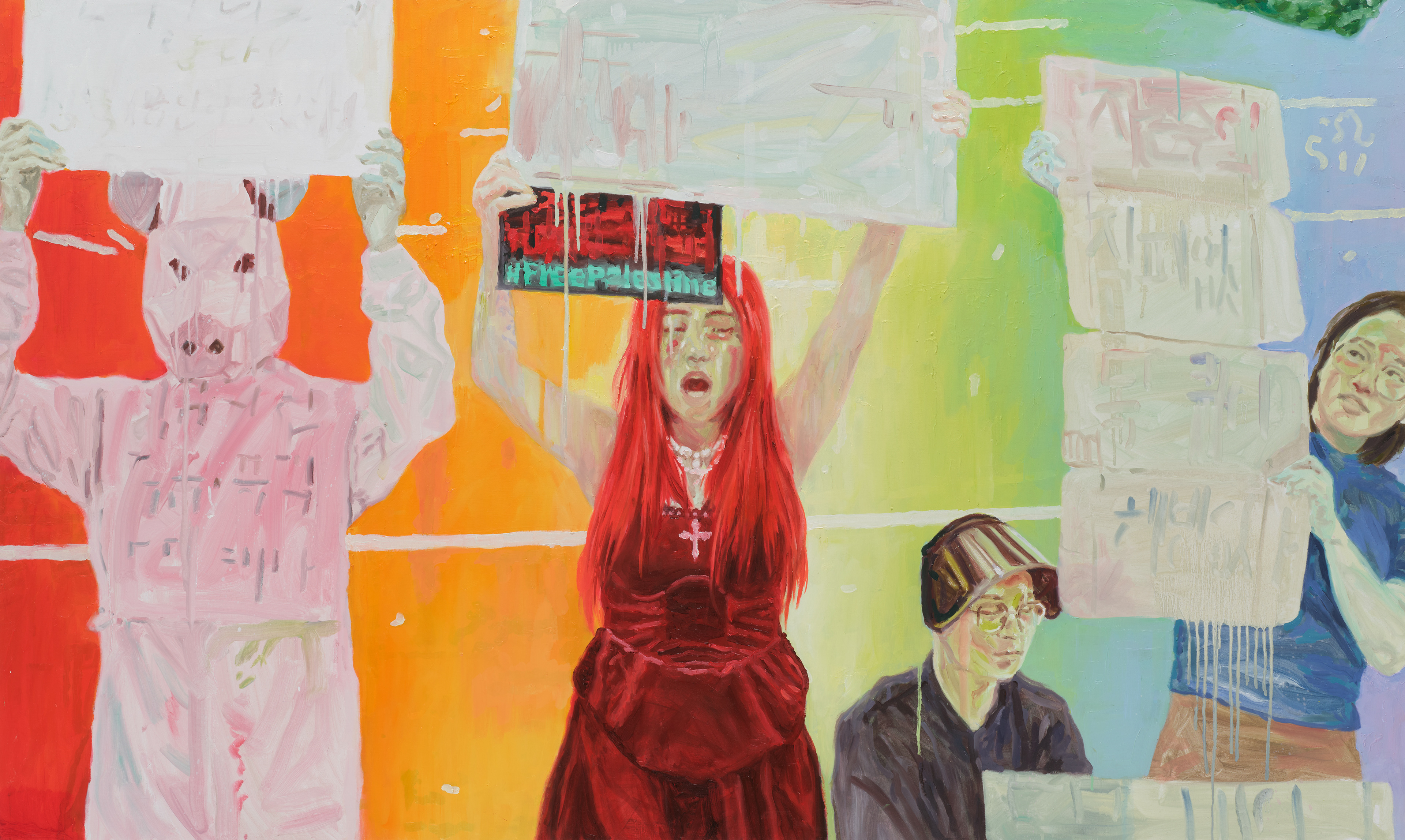 모든 해방을 원한다, 2024, 캔버스에 유채, 97 x 162.2cm