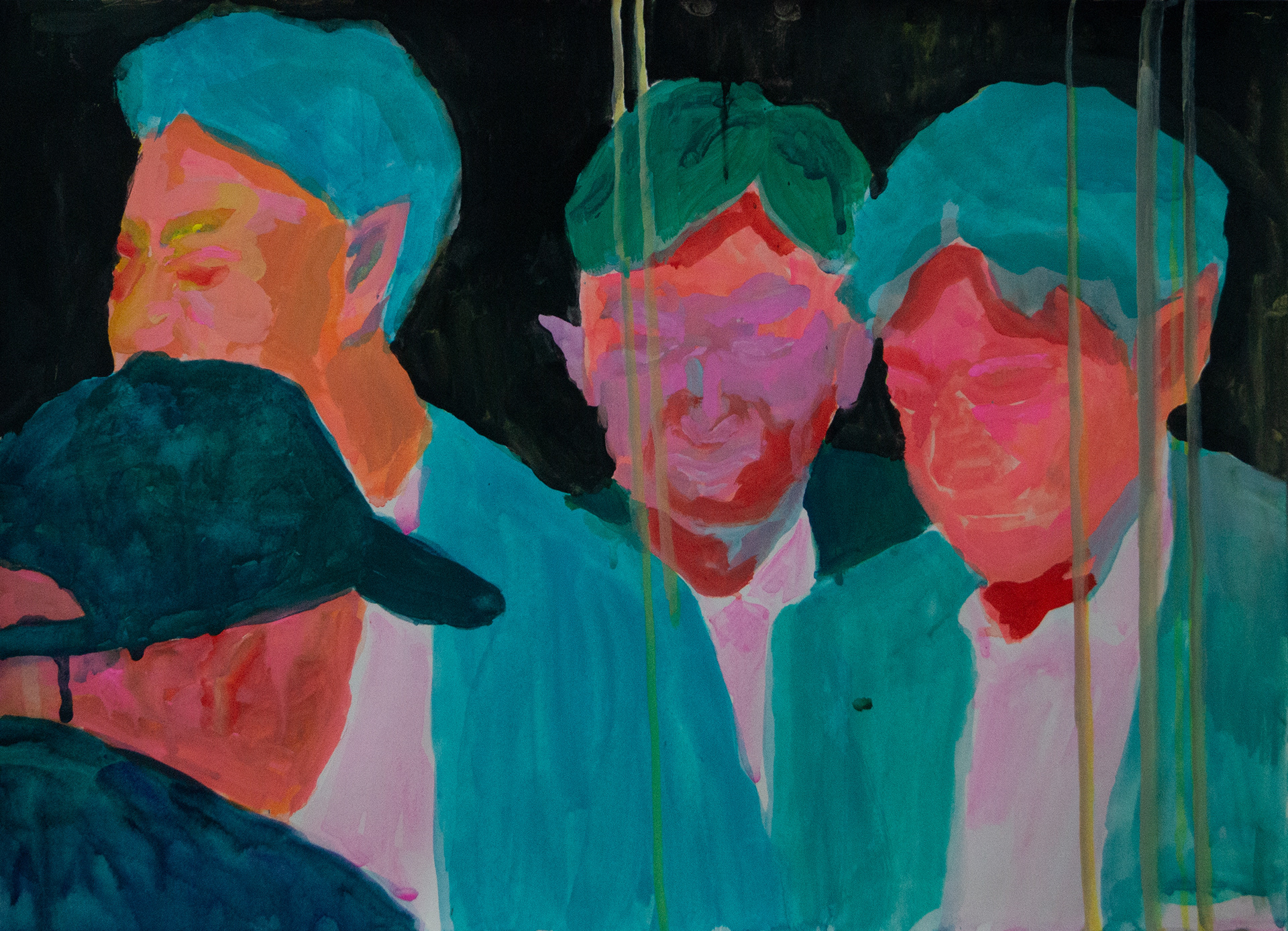 장위_3(Jangwi_3), 39.3 x 54.5cm, Mixed media on Paper, 2020