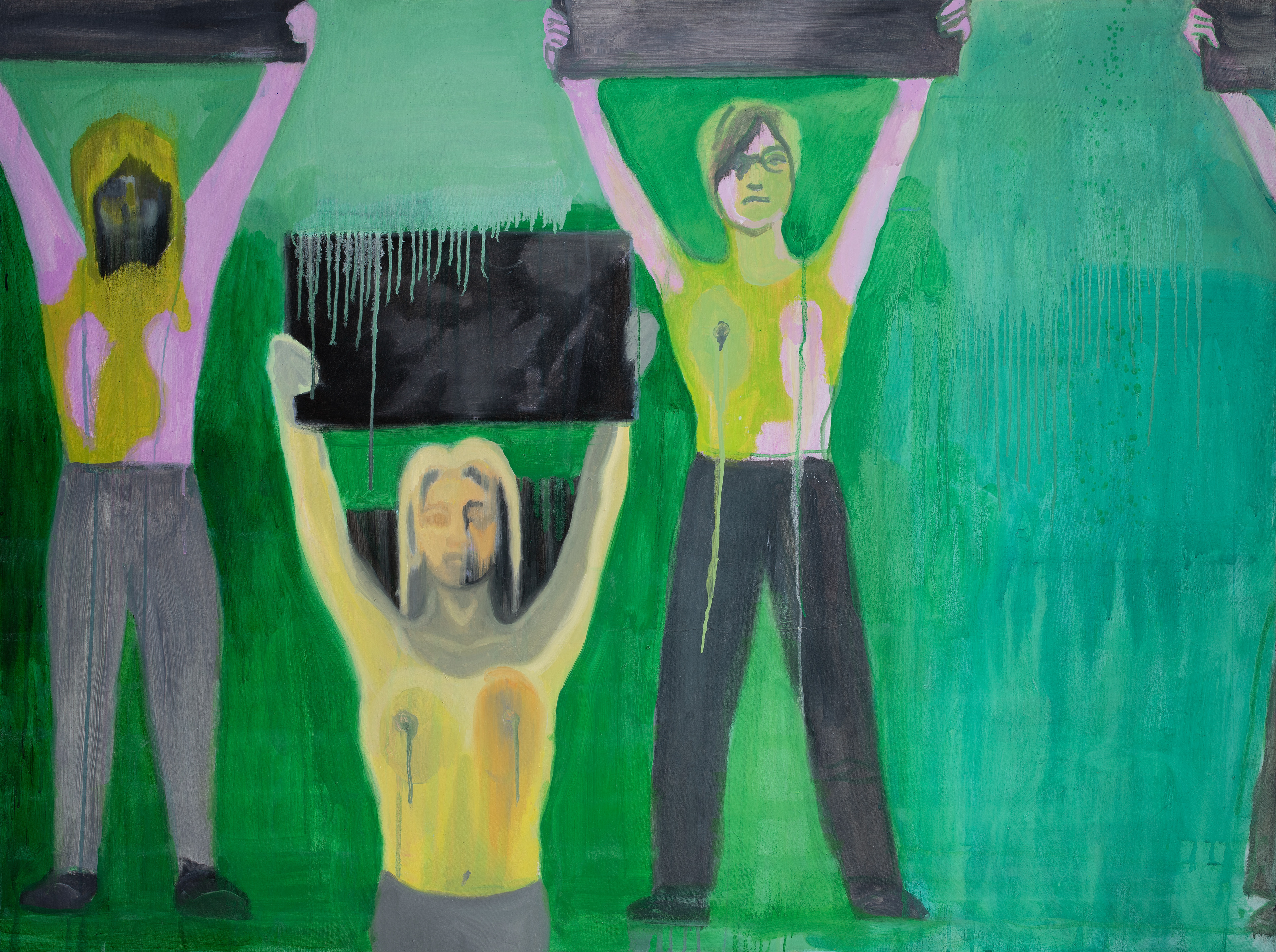발렌타인데이 #1 (Valetine's Day #1), 91 x 130.3cm, Oil on Canvas, 2021