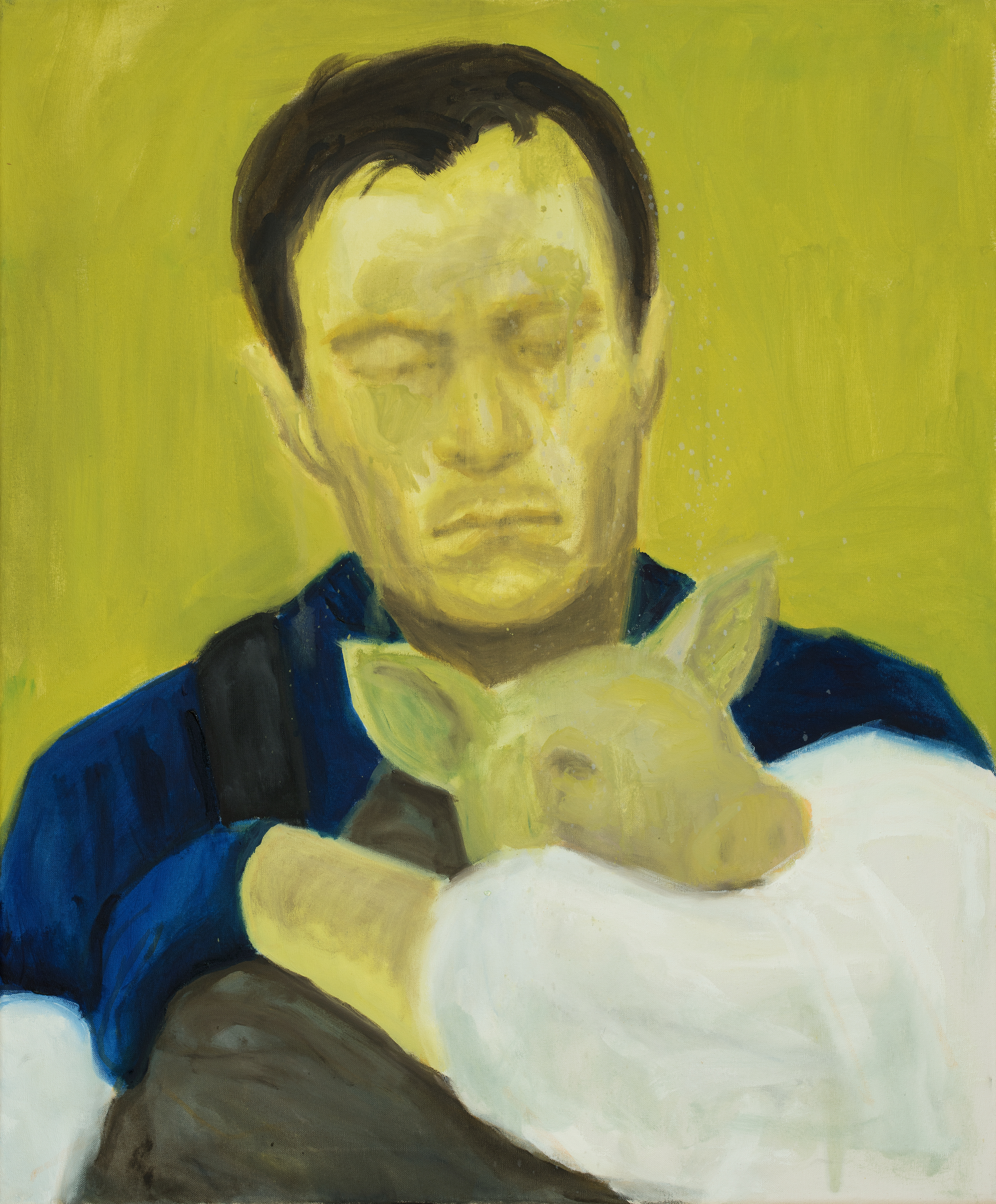 공개구조_돼지(Open Rescue_Pig), 72.7x60.6cm, Oil on Canvas, 2021