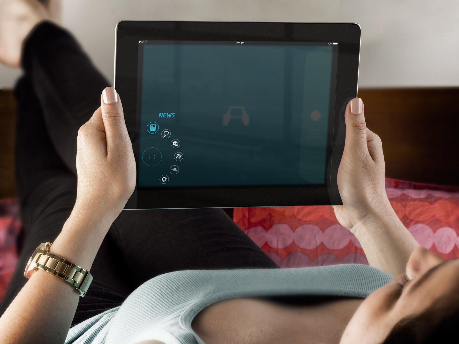 Formula E - iPad navigation