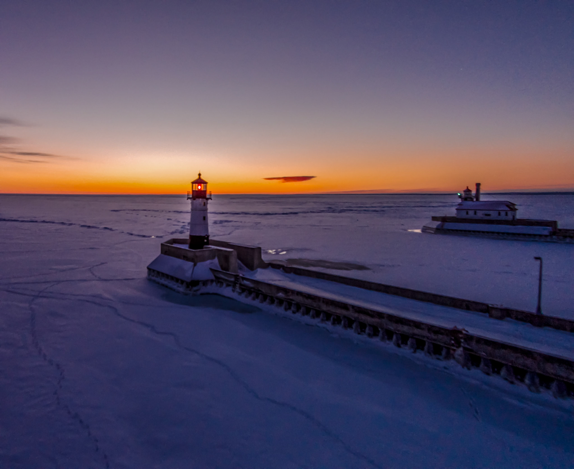 March 5 - Fresh LightOn an early March morning, Duluth Lighthouses welcome warmer weather and the promise of Spring.Sunrises at the Canal never get old, and combined with the sounds of the waves and birds, they set you up for a good day!For you are my lamp, O Lord, and my God lightens my darkness. 2 Sam 22:29The light of a new day constantly renews our spirit and energizes our soul.