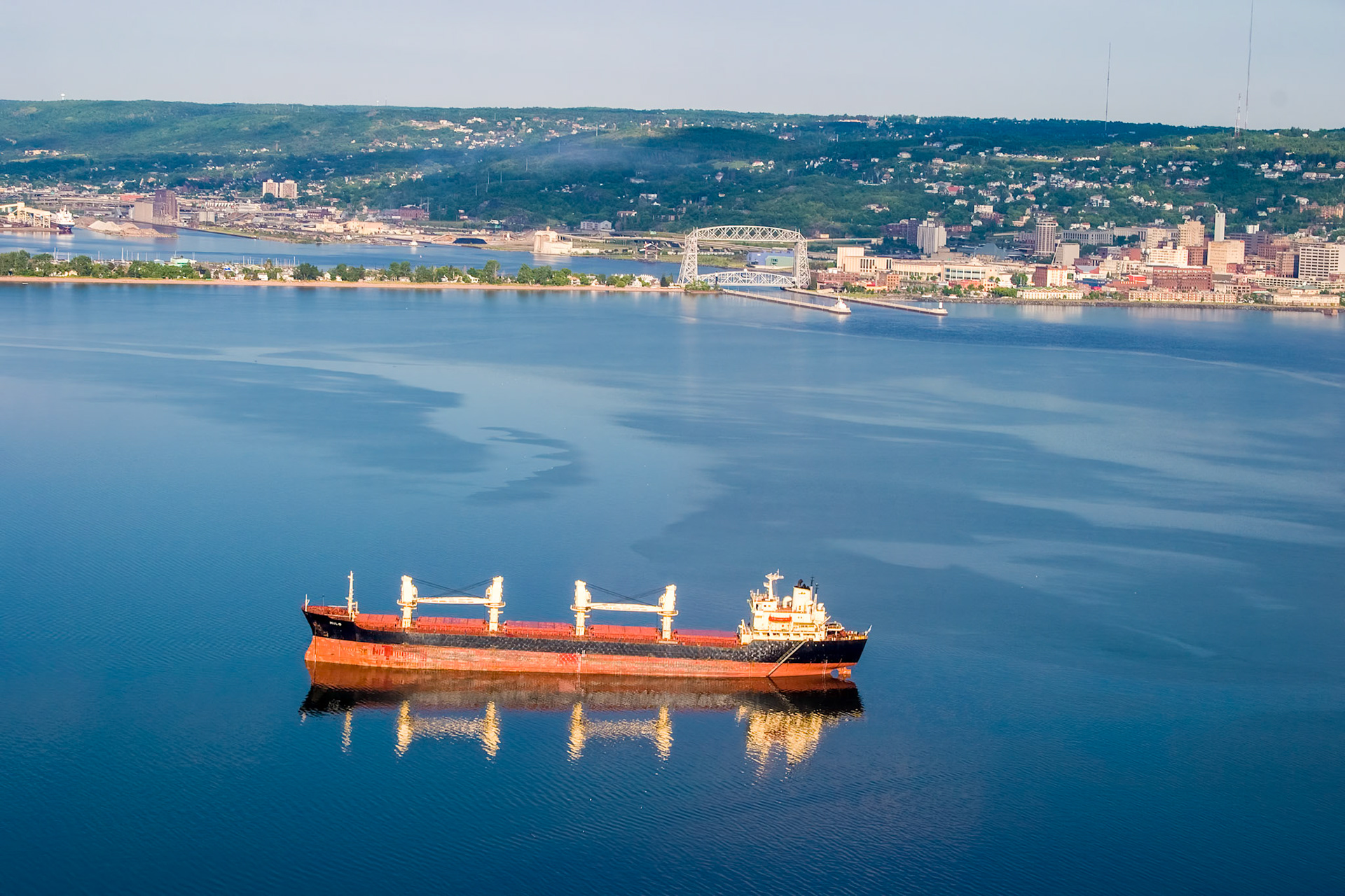 Located at the western tip of Lake Superior, Duluth hugs the bluffs surrounding the mighty lake.