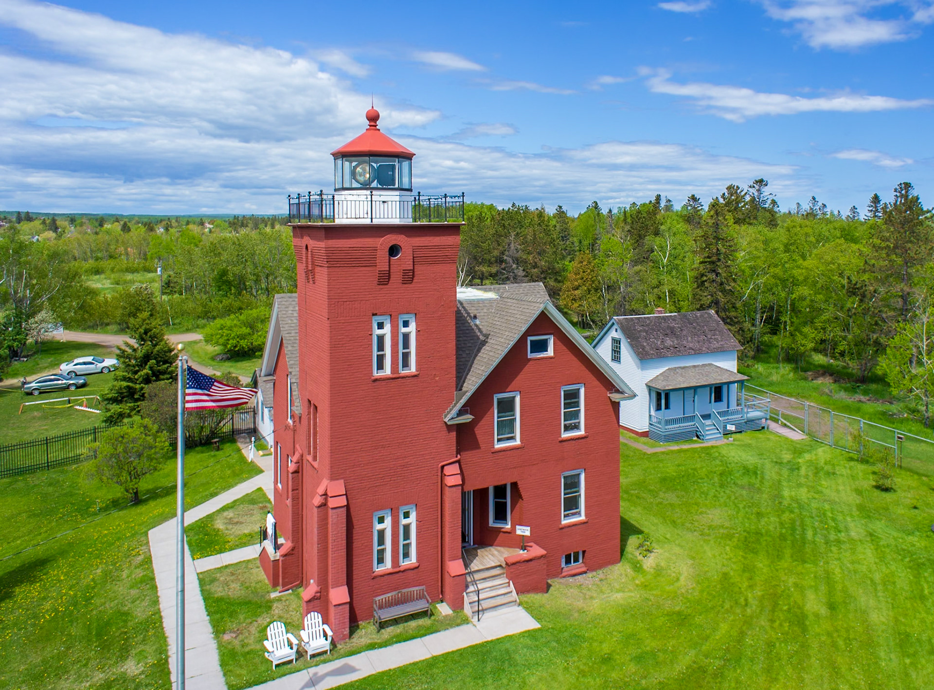 The Two Harbors Lighthouse has stood sentinal over Agate Bay for more than 100 years.