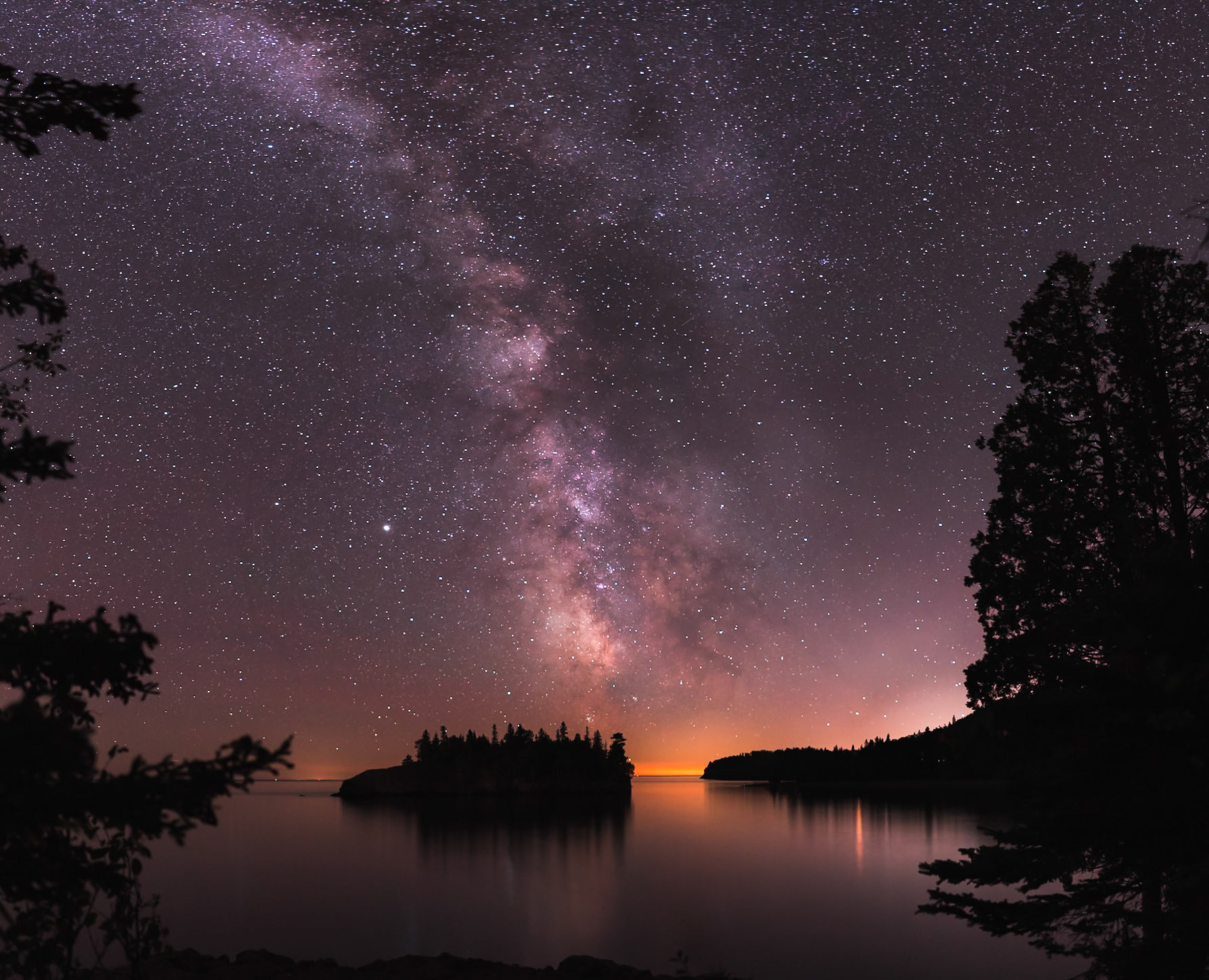 Milky Way over Lake Superior