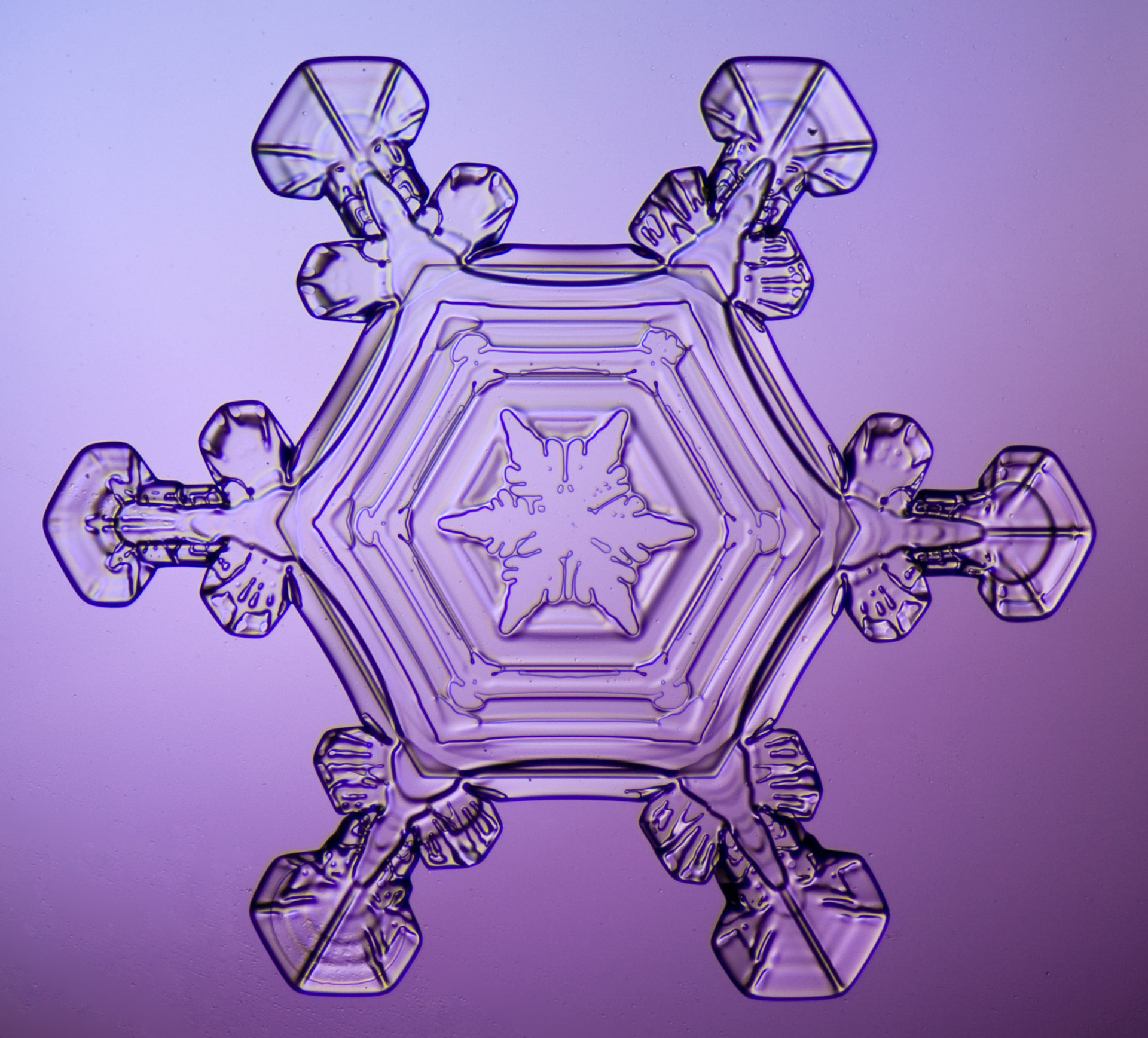 November 22 - Snow CrystalThe unique snowflake under a microscope shows the delicate structure and incredible design of the little things in God's creation.As winter approaches, each snowflake brings a sense of wonder and magic. No two snowflakes are alike, each one a masterpiece of nature's artistry. It's a reminder that beauty and uniqueness exist even amid the cold and dark. Just as each snowflake is unique, so too are each of us. We all have our unique gifts and talents to share with the world. Having the glory of God, its radiance like a most rare jewel, like a jasper, clear as crystal. Revelation 21:11