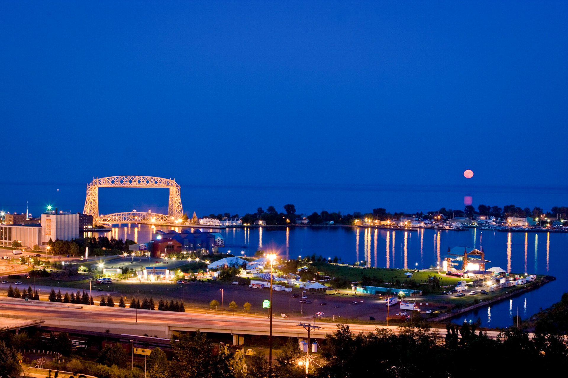 August 9-Harbor Moon Mark your calendars for August 9th, when a rare celestial event unfolds-the moon will grace the skies over Duluth Harbor. This unique occurrence, often unseen during the short nights of August, promises to be a sight to behold."Like the moon, it shall be established forever, a faithful witness in the skies."  - Psalm 89:37