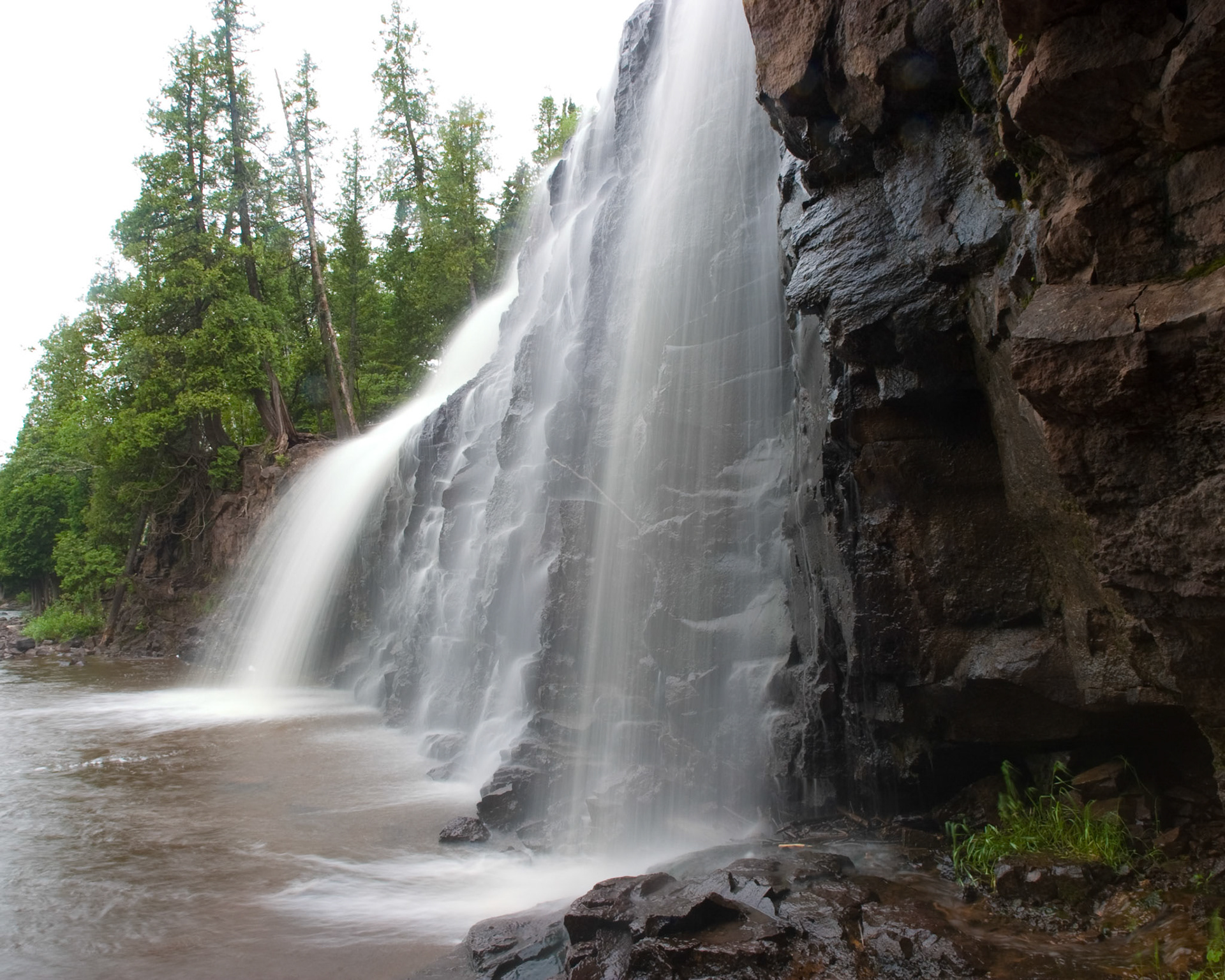 Gooseberry Falls is known for its spectacular waterfalls, river gorge, Lake Superior shoreline, Civilian Conservation Corps log and stone structures, and north woods wildlife.