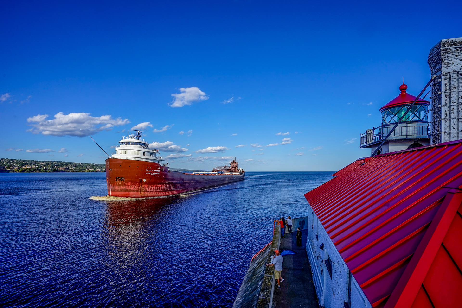 Kaye E Barker - Built 1951, Length 767', Beam 70', Depth 36', Capacity (tons) 25900, Self unloading boom 250'