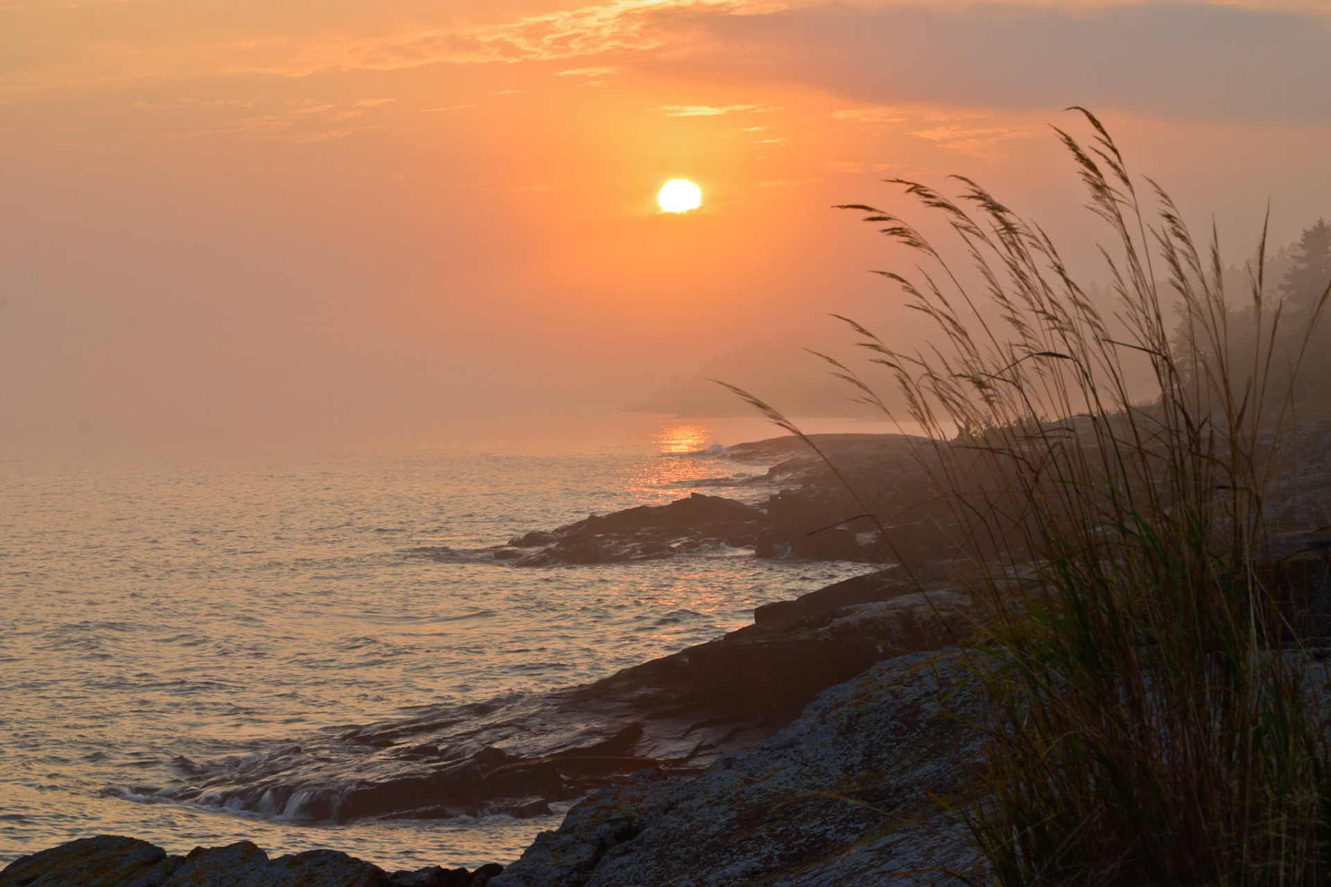 May 4 - "Golden Embrace: A mesmerizing Grand Marais sunset casts its warm hues over Lake Superior, as nature paints the sky with a breathtaking palette of colors. The beauty of God's creation is displayed every day in new and different setting.'From the rising of the sun to its setting, the name of the Lord is to be praised.' - Psalm 113:3"