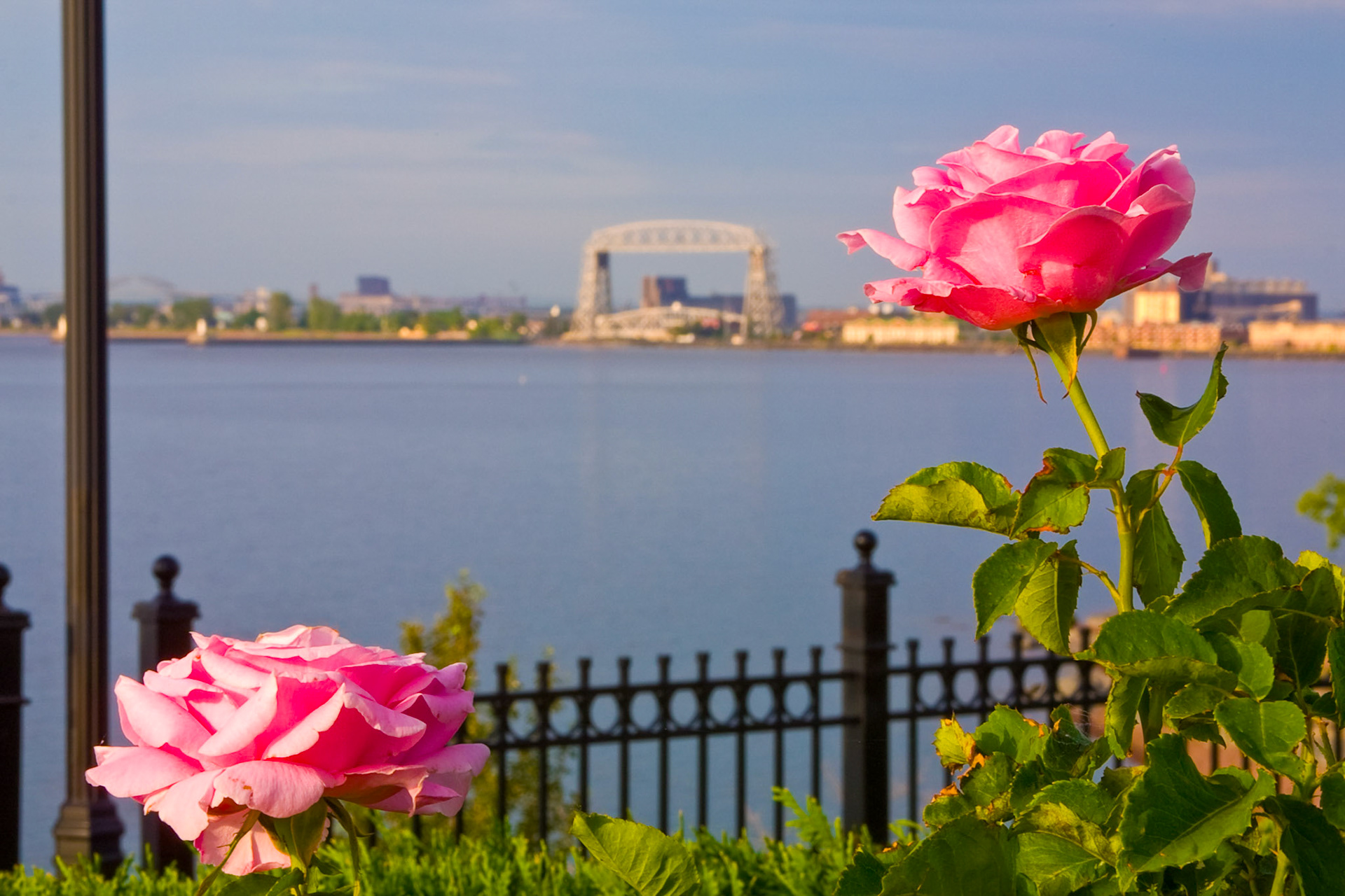 July 14 - Duluth Rose Garden - This beautiful park graces the shores of Lake Superior in Duluth. A spectacular extension of Leif Erikson Park, Duluth's Rose Garden offers a stunning arrangement of more than 3,000 rose bushes and other floral delights. There is a fountain, a marble gazebo, an herb garden, and plenty of benches overlooking the lake."The grass withers, the flower fades, but the word of our God will stand forever." - Isaiah 40:8While these blossoms will fade away by autumn, their fragrance and beauty is long remembered, but, while they were here, they glorified God and provided us with much enjoyment.