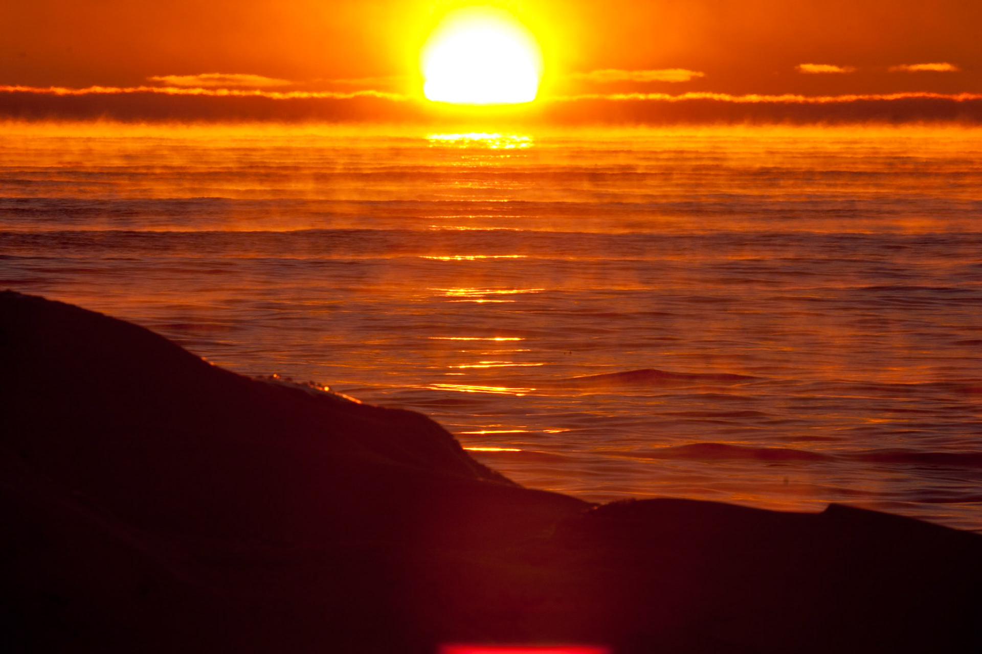 The beauty of winter is readily apparent along the shore of Lake Superior.