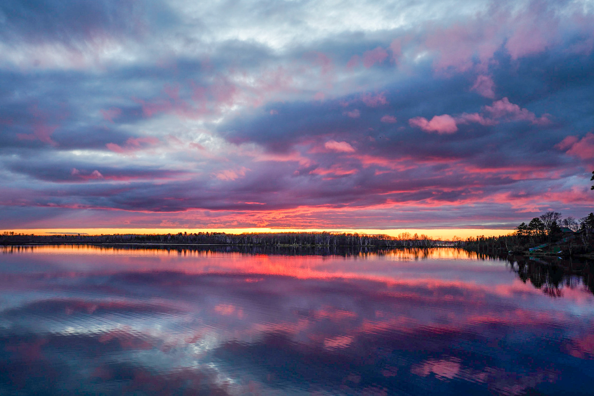 May 2 - Sunsets over Caribou Lake in Minnesota are a gentle reminder of the beauty in God's creation. As the sky softly shifts from day to night, one can't help but reflect on Psalm 113:3: "From the rising of the sun to the place where it sets, the name of the LORD is to be praised." This peaceful transition at the end of the day serves as a moment to appreciate and praise the wonder of His works.