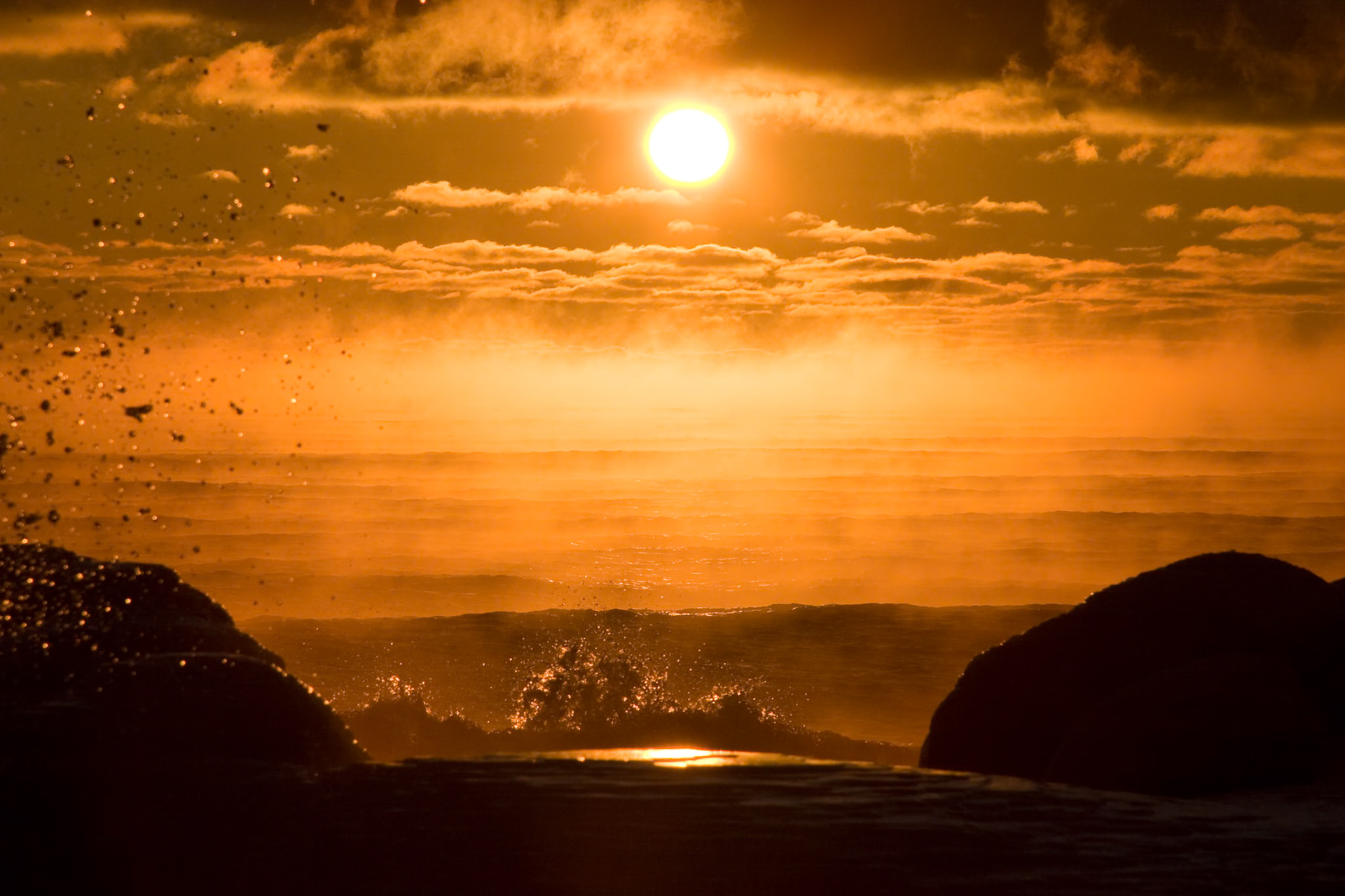 A golden sunrise over Lake Superior glistens off the frigid waters at Tetegouche State Park.When I consider your heavens, the work of your fingers, the moon and the stars, which you have set in place, what is man that you are mindful of him, the son of man that you care for him?