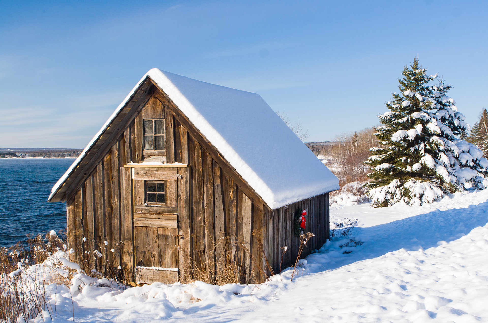 December 19 - Stony Point Fishing ShackMany years ago, this shack served its purpose and now stands silently watch over Lake Superior. Its working days are over, but like an old grandpa, it represents an essential heritage to those who pass by.And he said to them, “Follow me, and I will make you fishers of men.” Matthew 4:19
