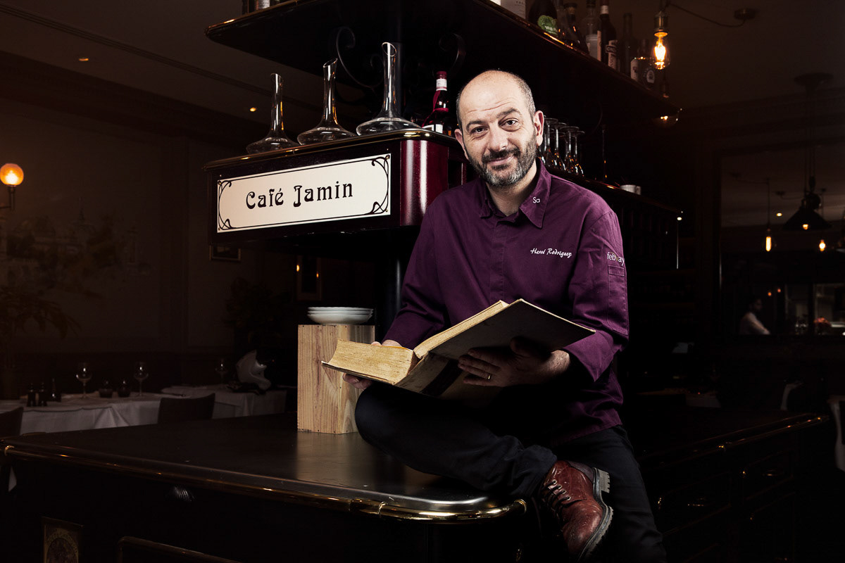 Hervé Rodriguez, chef du Café Jamin