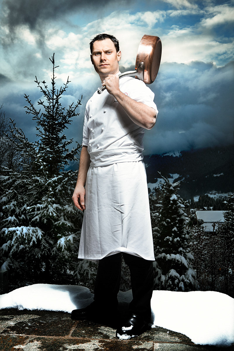 chef Julien Gatillon, four seasons , megeve , alpes , hotel rothschild