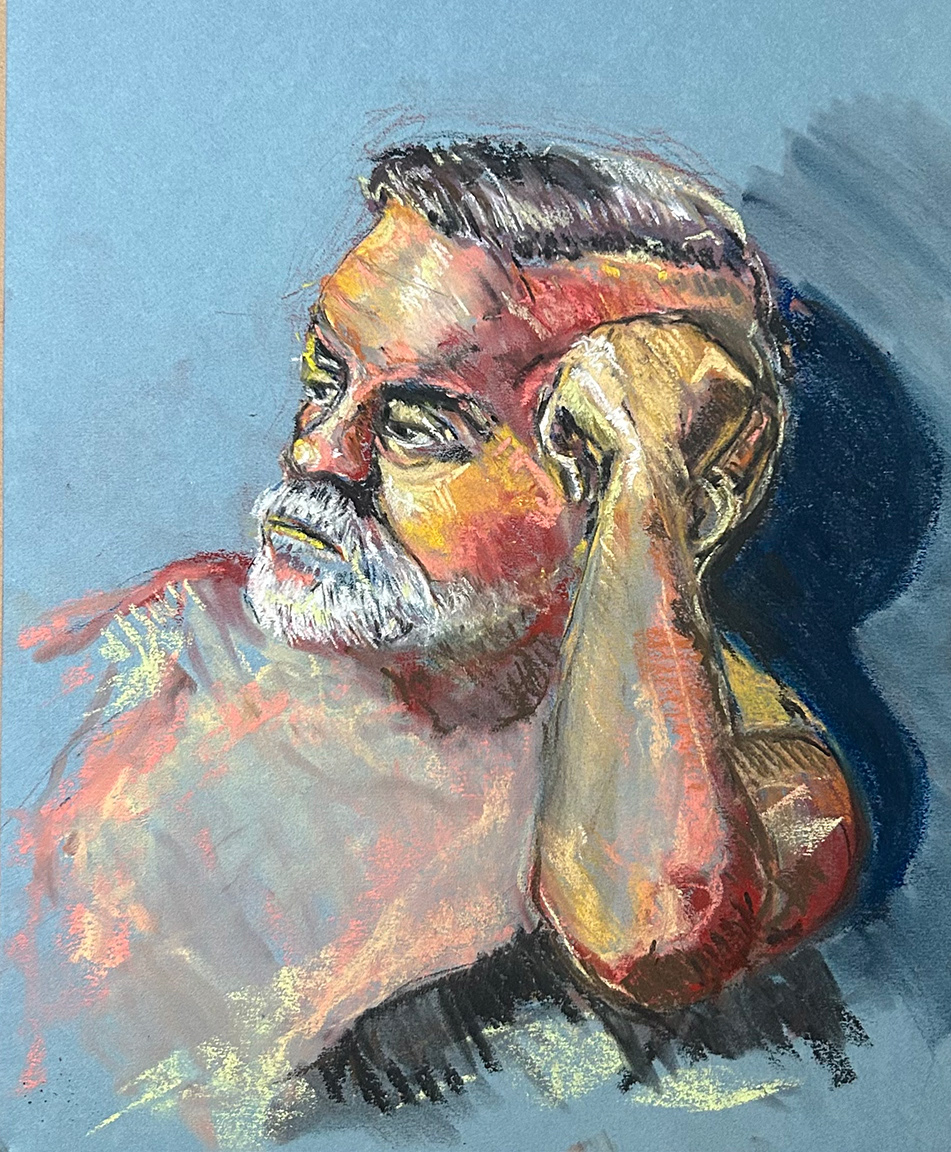 Portrait of Andy. 12x16. (2024)