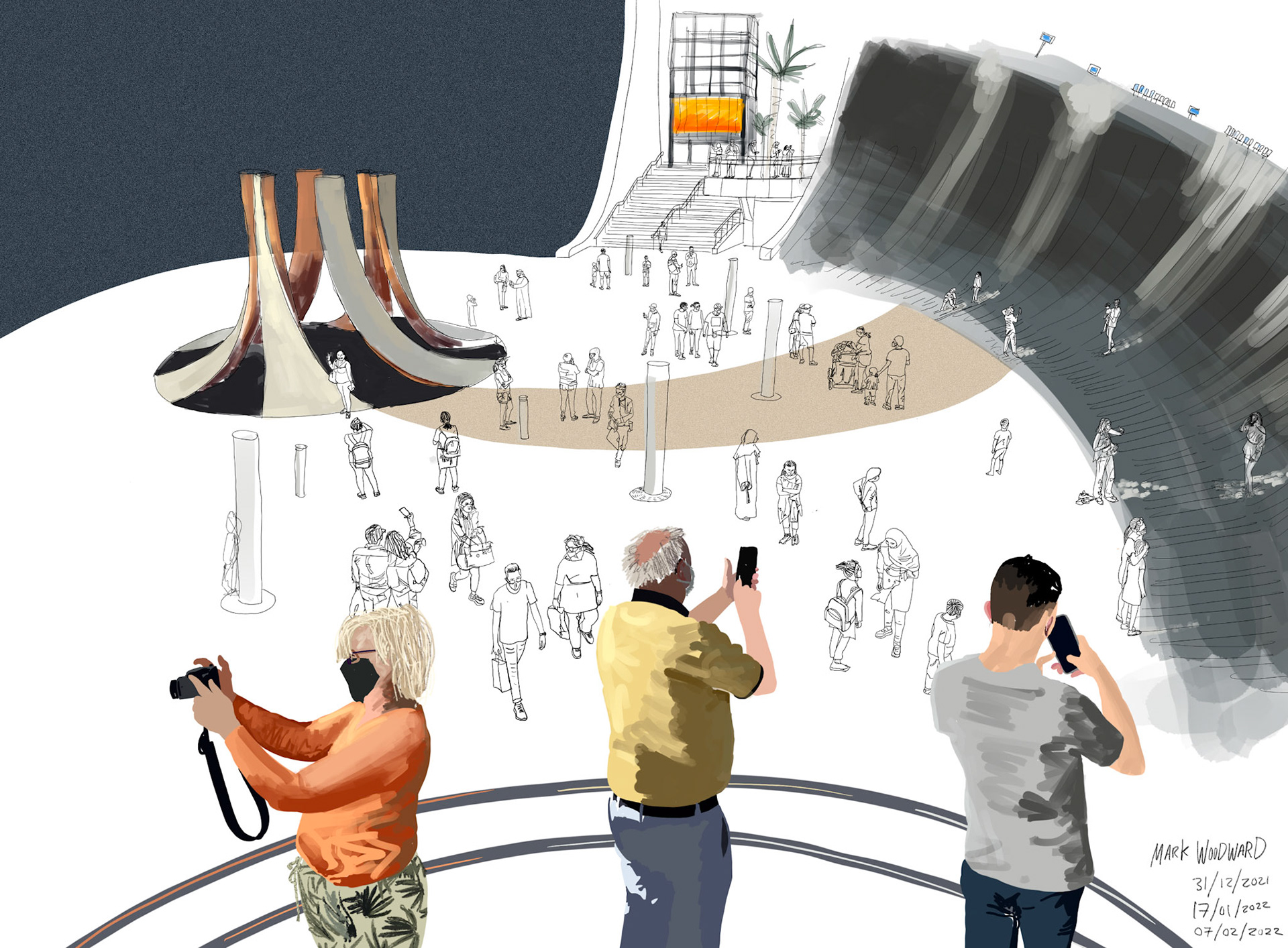 Surreal Water Fountain