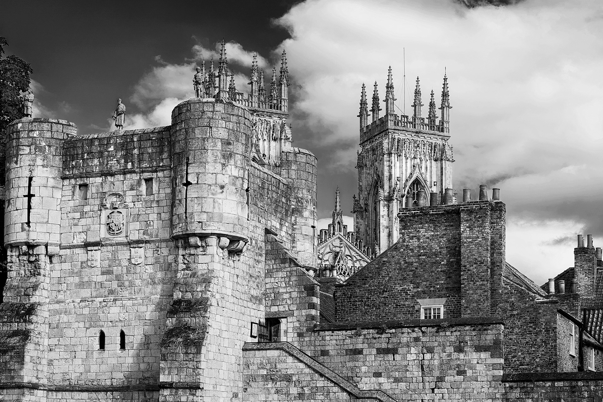 Ingresso alla città di York. Inghilterra