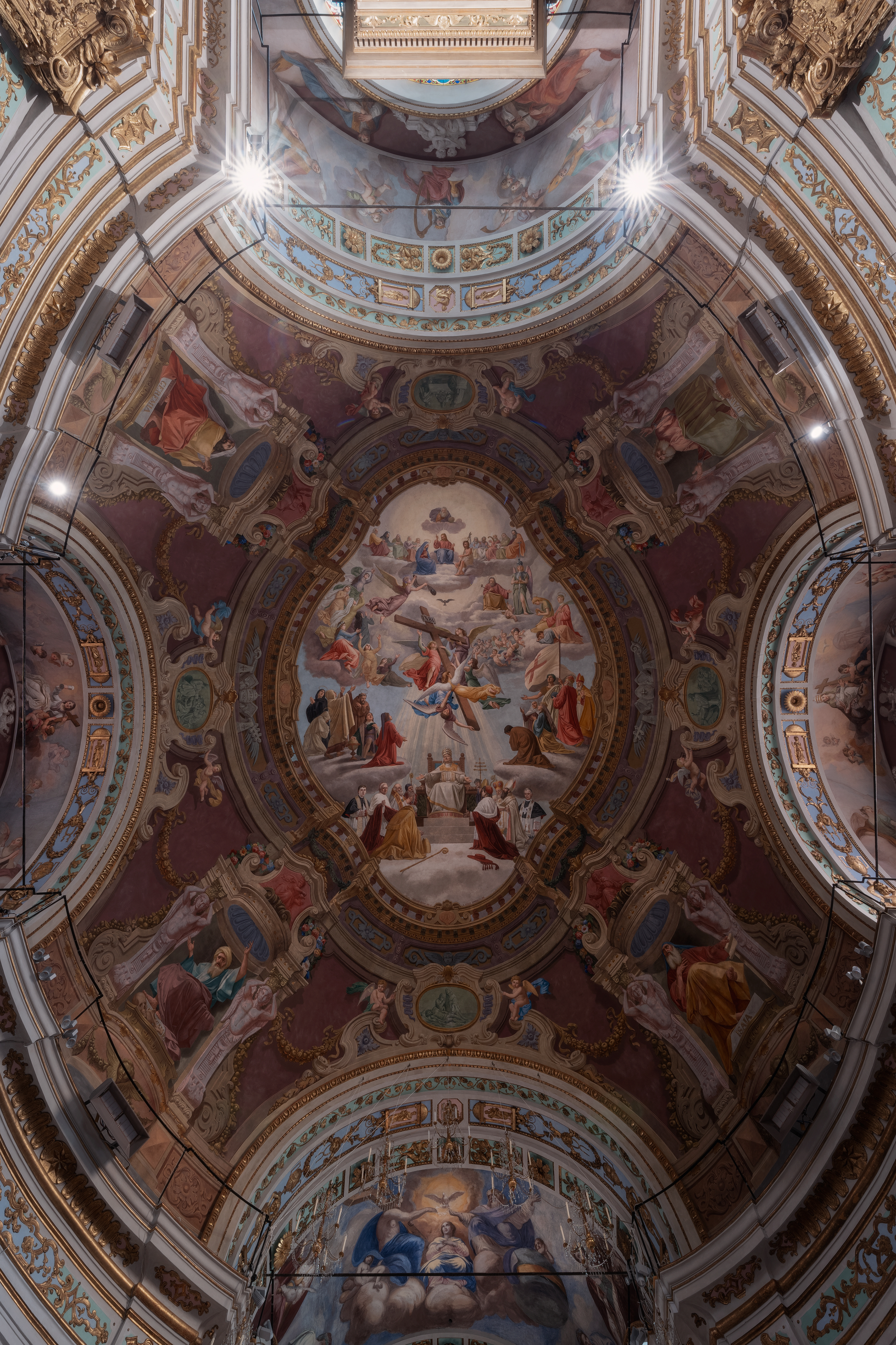 Cupola della Chiesa della Natività di Maria Santissima - Bogliasco (GE)