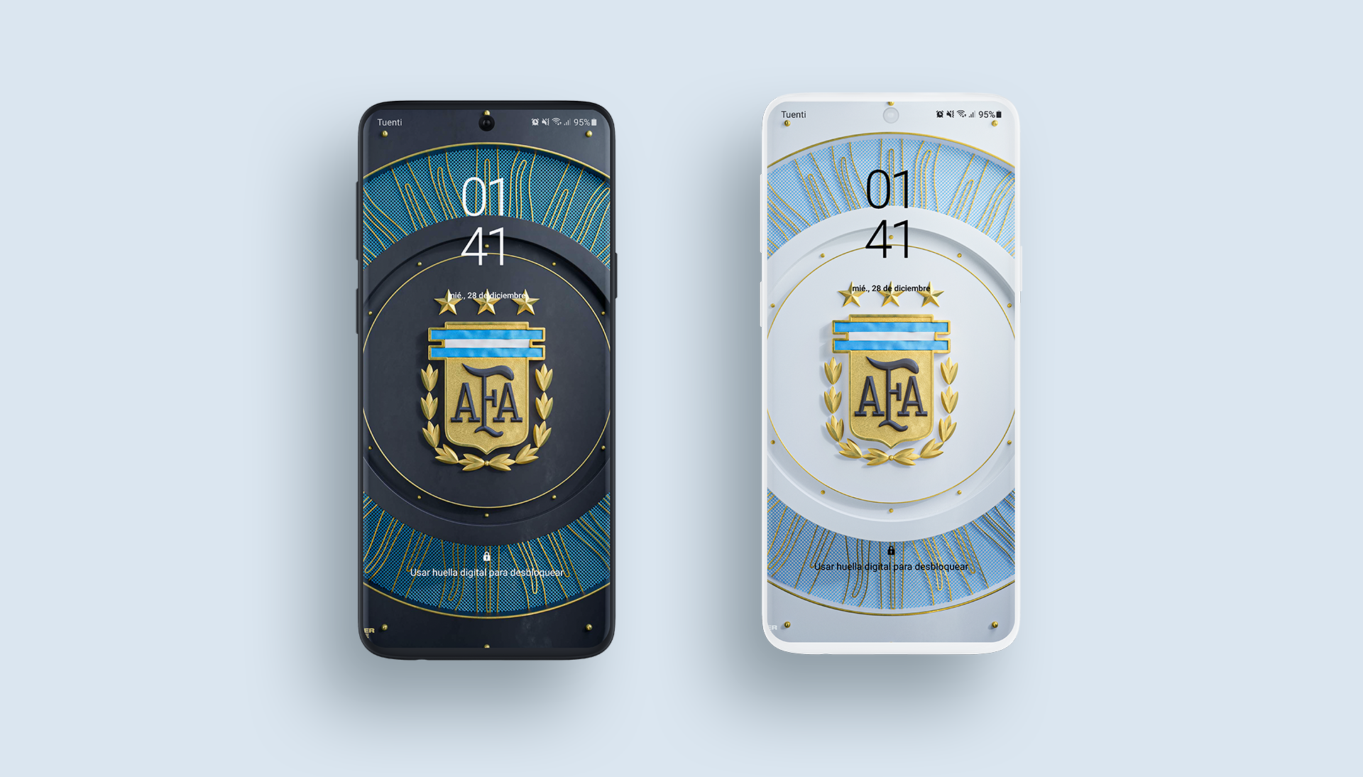 3D escudo AFA selección, wallpaper phone - Paper Cave