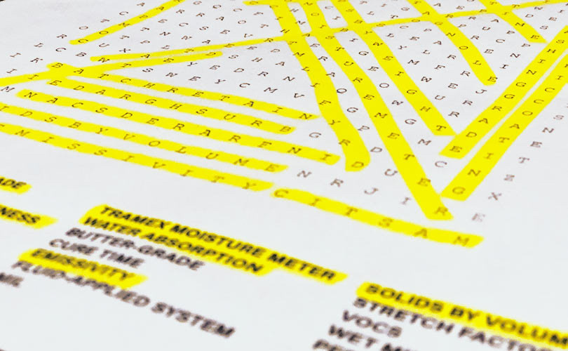 I made the word search, solved some of it, and then took this photo!