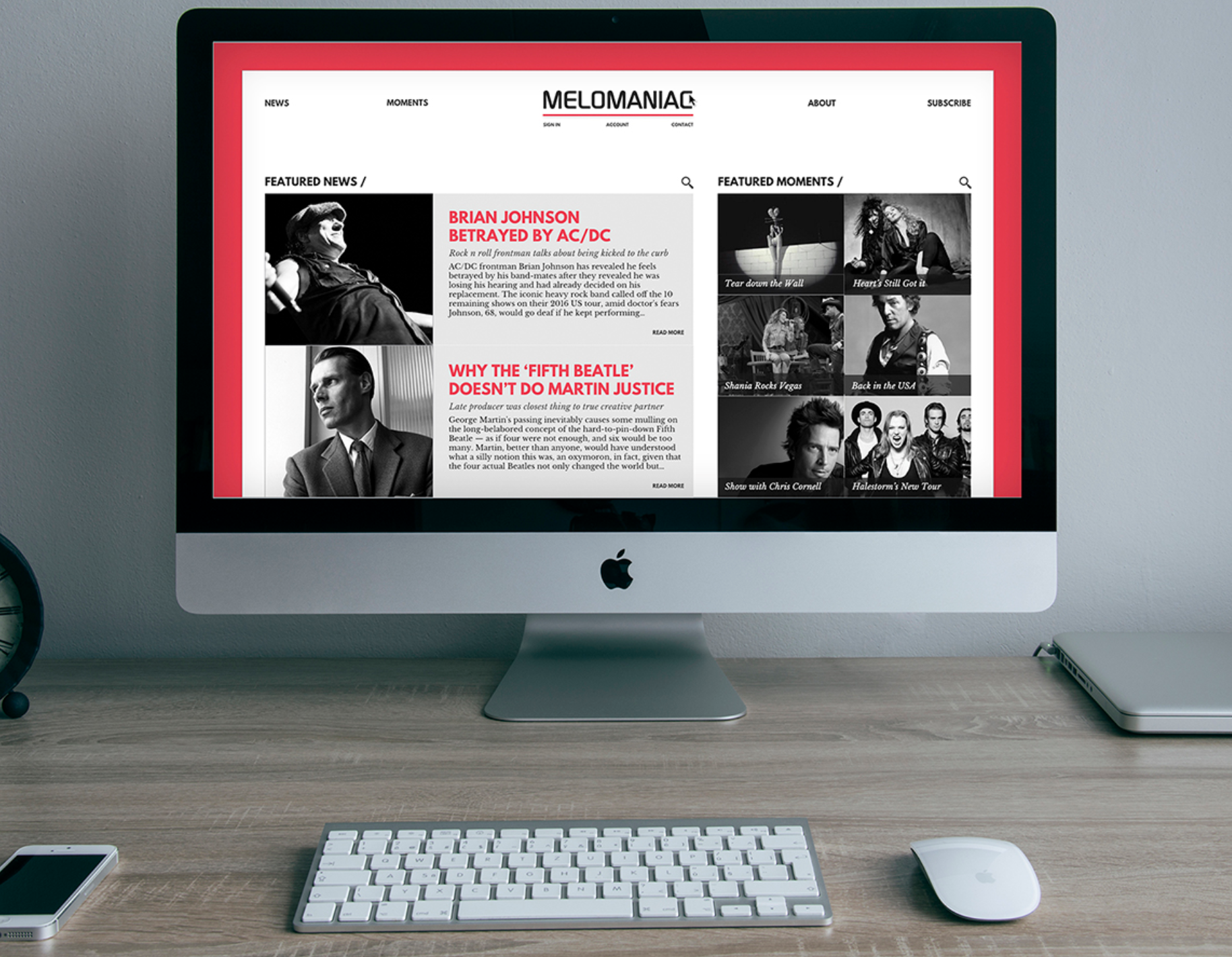 Desktop Website
