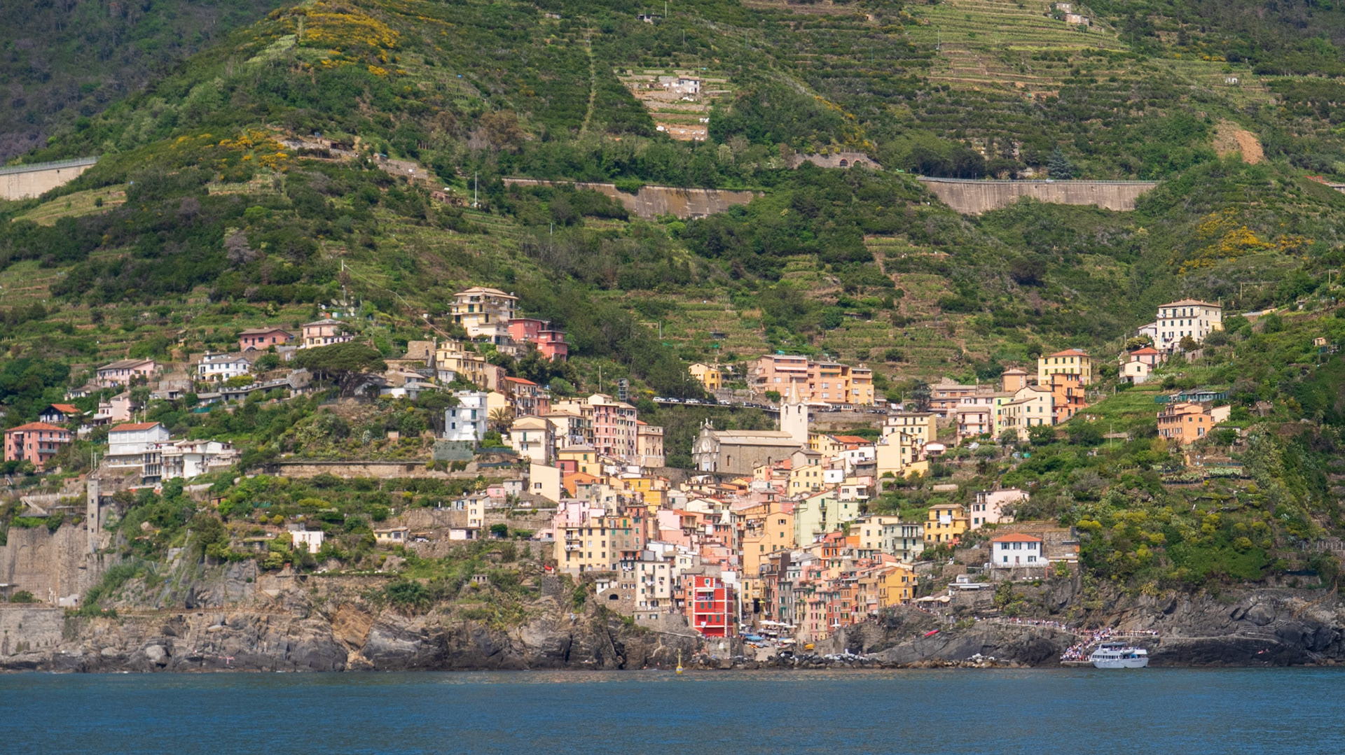 5 mai 2018 - Riomaggiore, Cinque Terre, Ligurie, Italie
