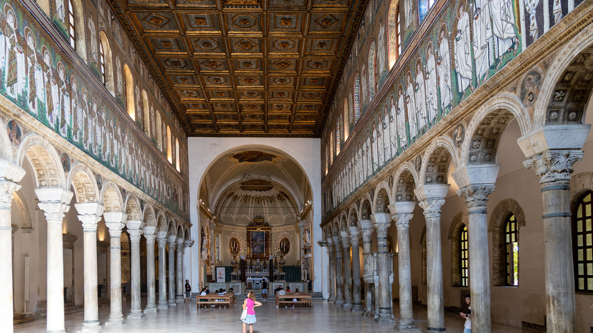24 août 2022 - Basilique Saint-Appolinaire-Le-Neuf, Ravenne, émilie-Romagne, Italie