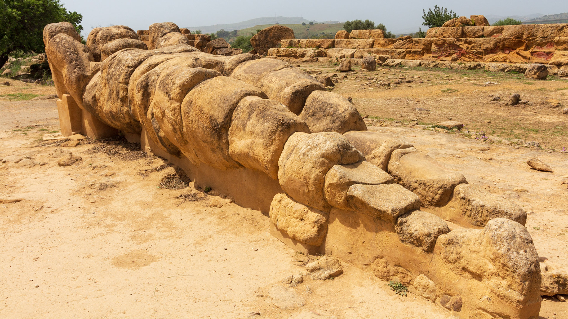 Atlante du temple de Zeus