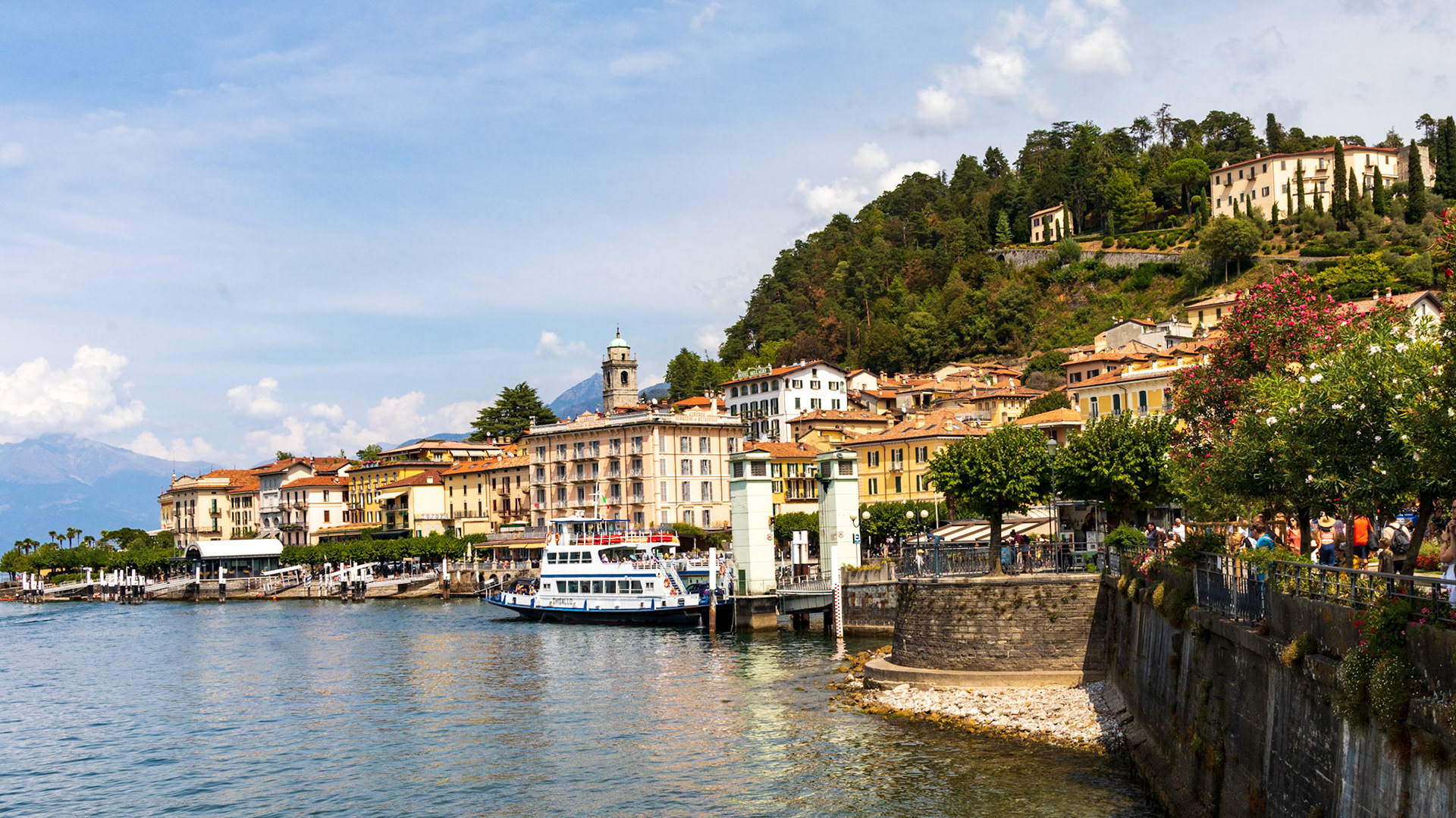 17 août 2022 - Bellagio, bords du lac de Côme, Lombardie, Italie