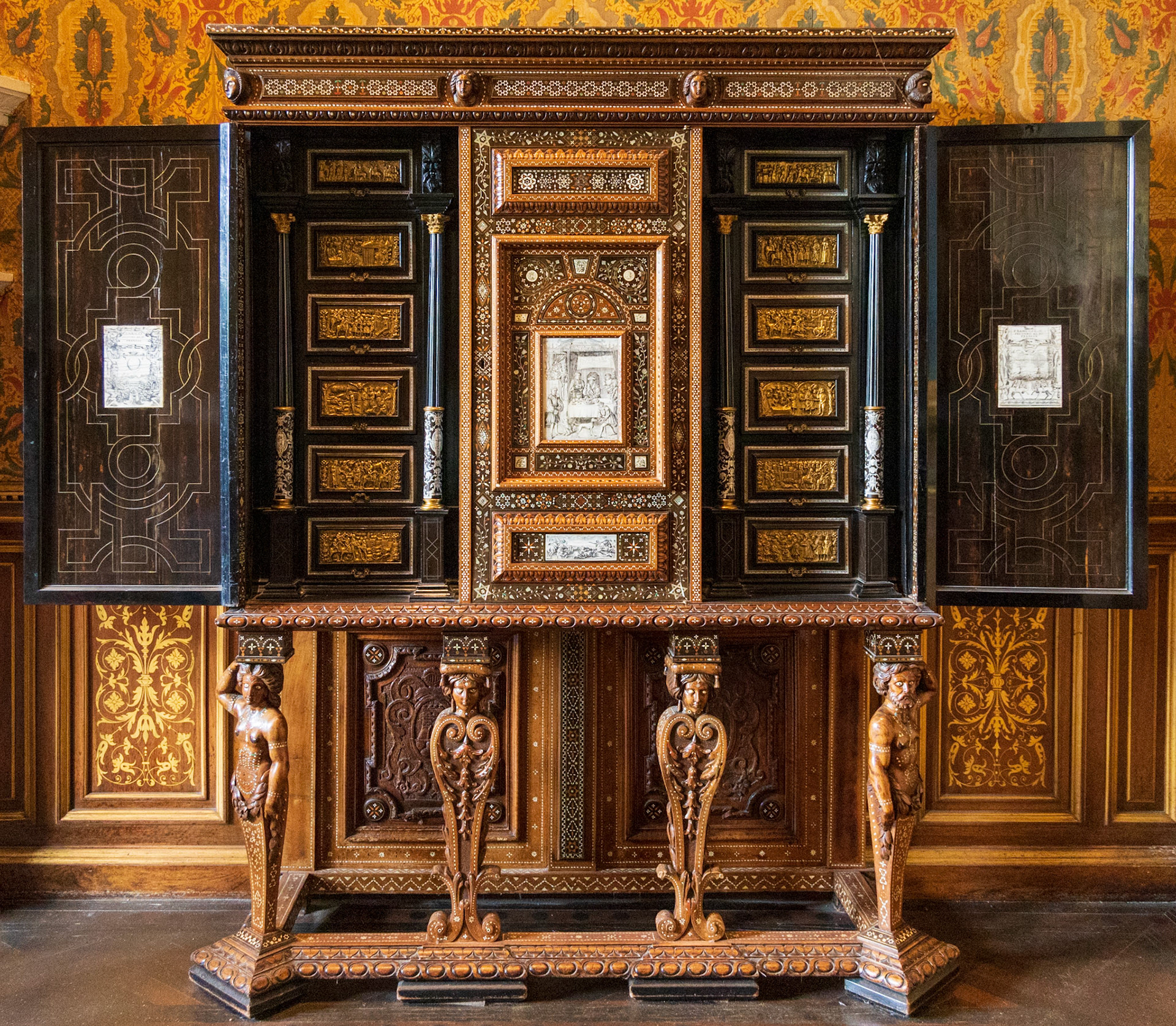 Salon François 1er - Cabinet italien XVIème siècle