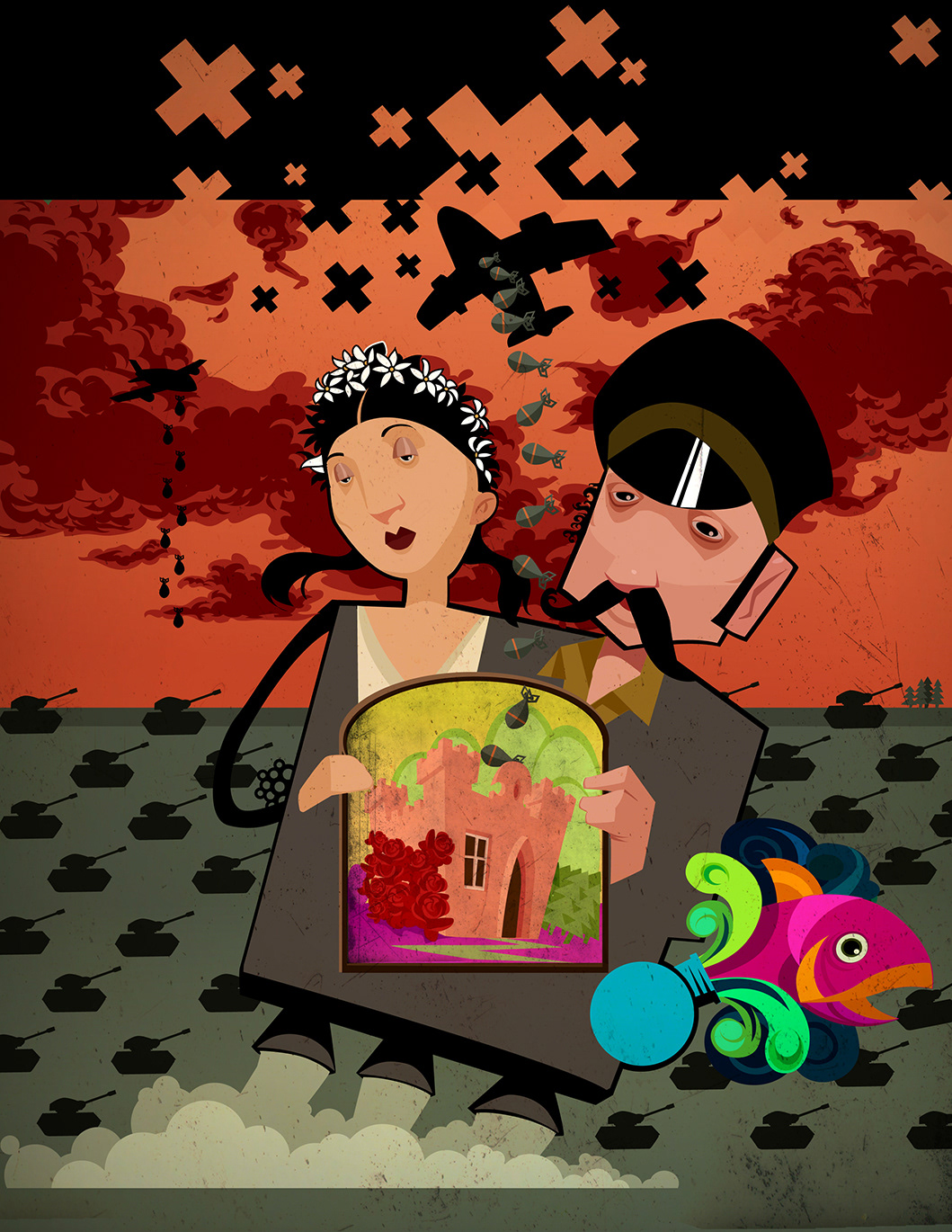 Illustration inspired by the song “Moja Mała” by Żywiołak.