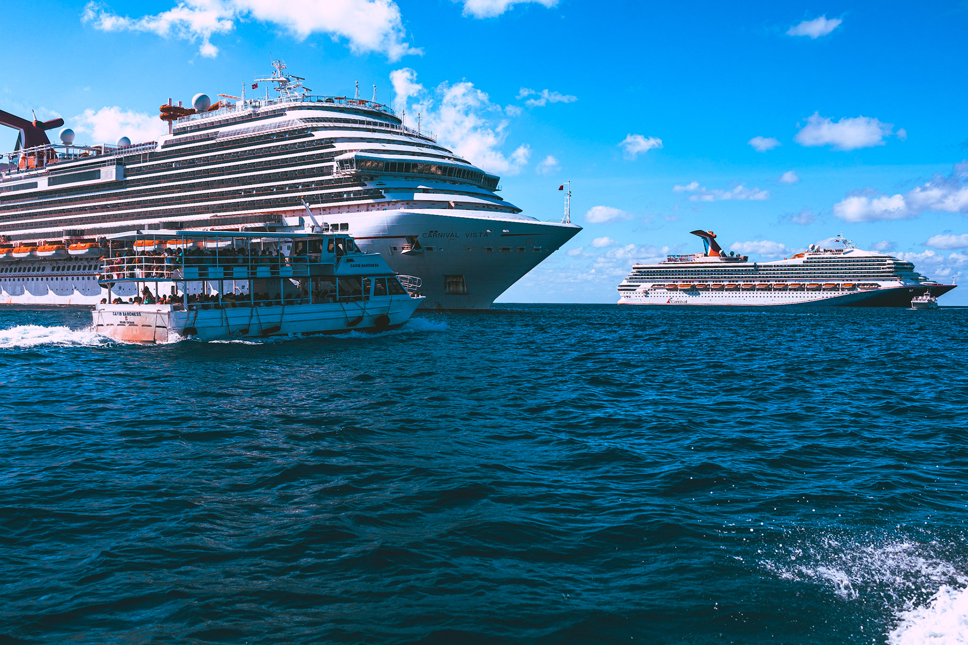 Carnival Vista and Sunrise