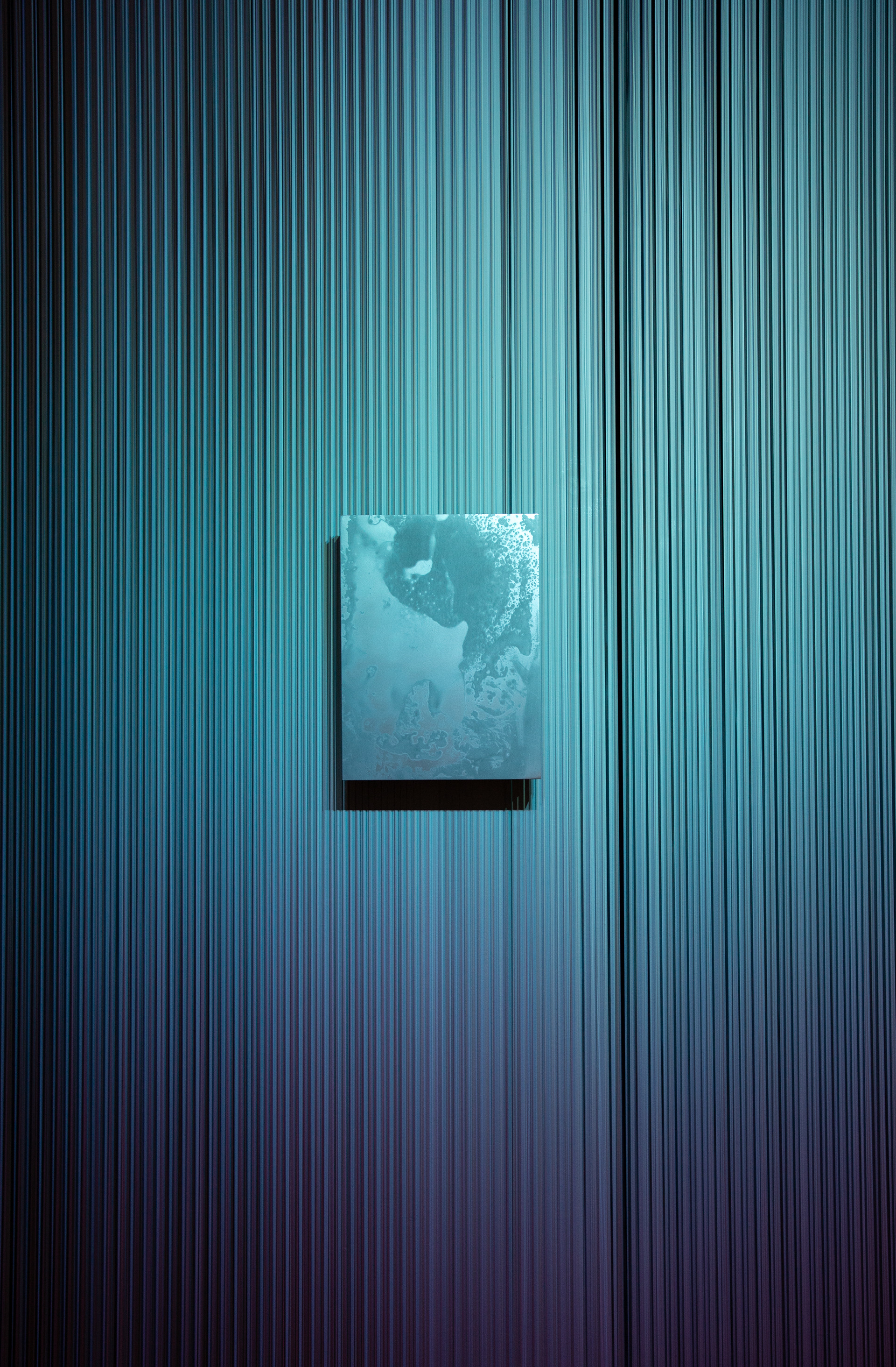 Fog Machine (ii) Installation Shot, VHS Tape, Light filter