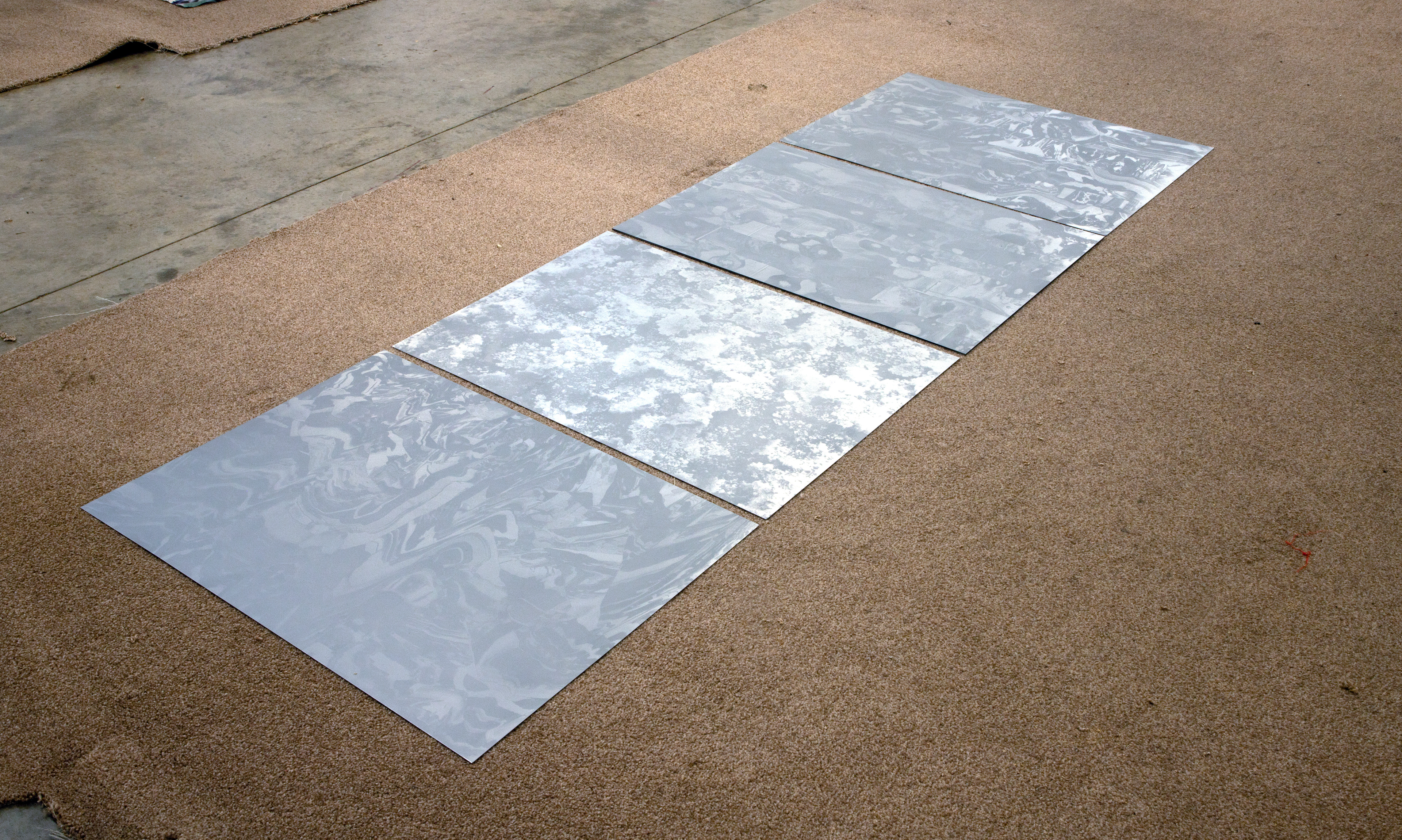 'Untitled' (2026)  Aluminium, Spray Paint.