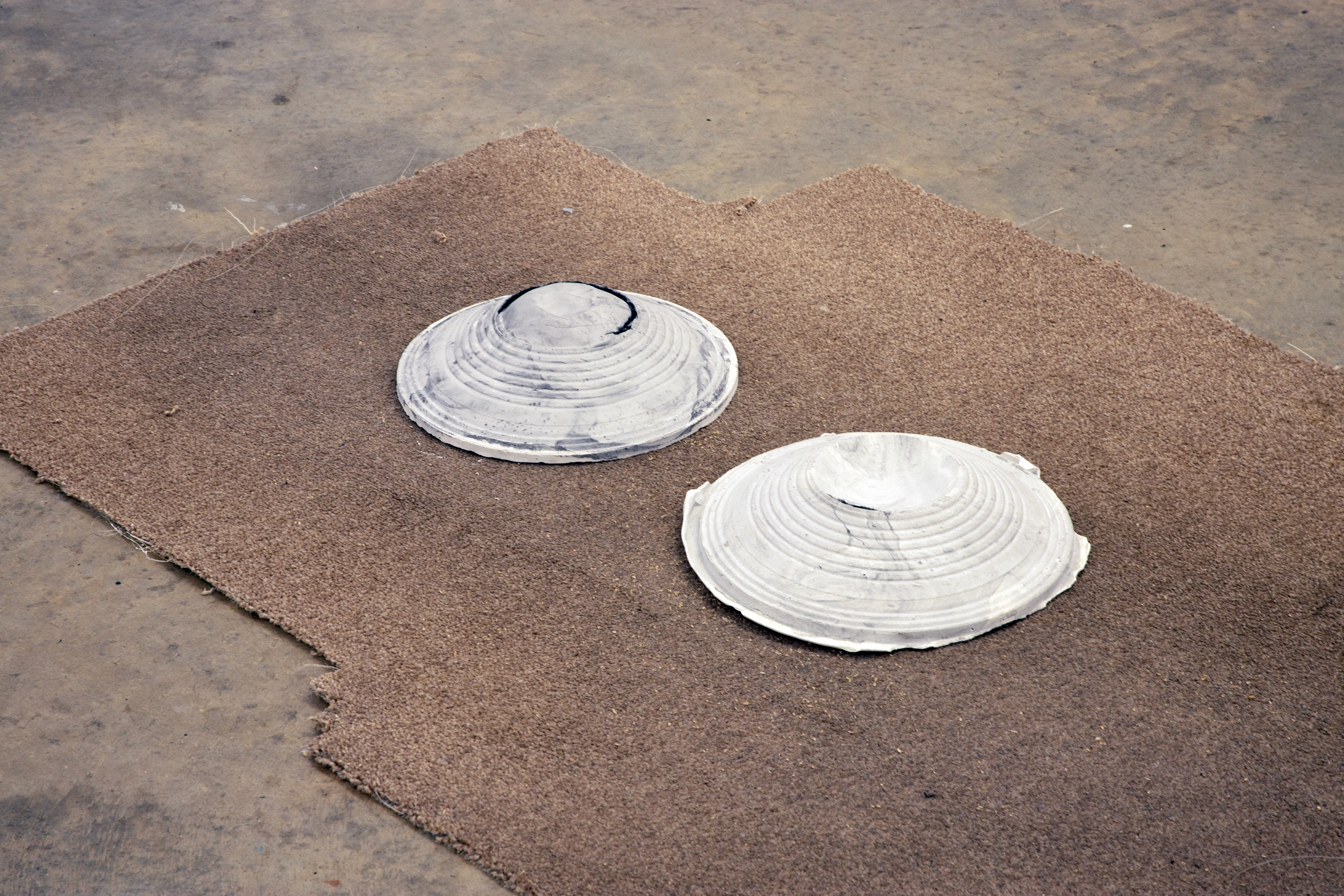 'Untitled' (2026)  Plaster, graphite.