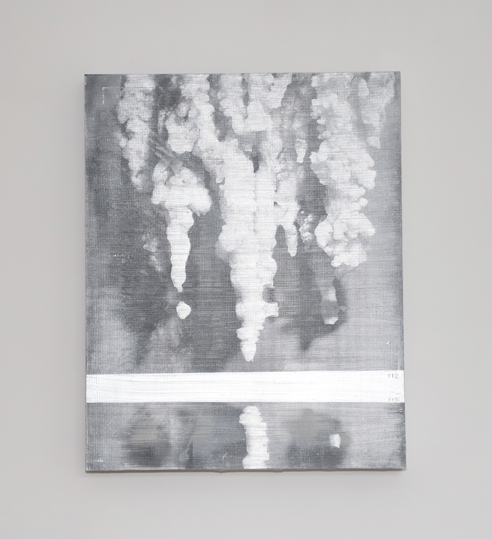 'Untitled' (2022) Spray Paint, Gesso Board. 40x 30cm.
