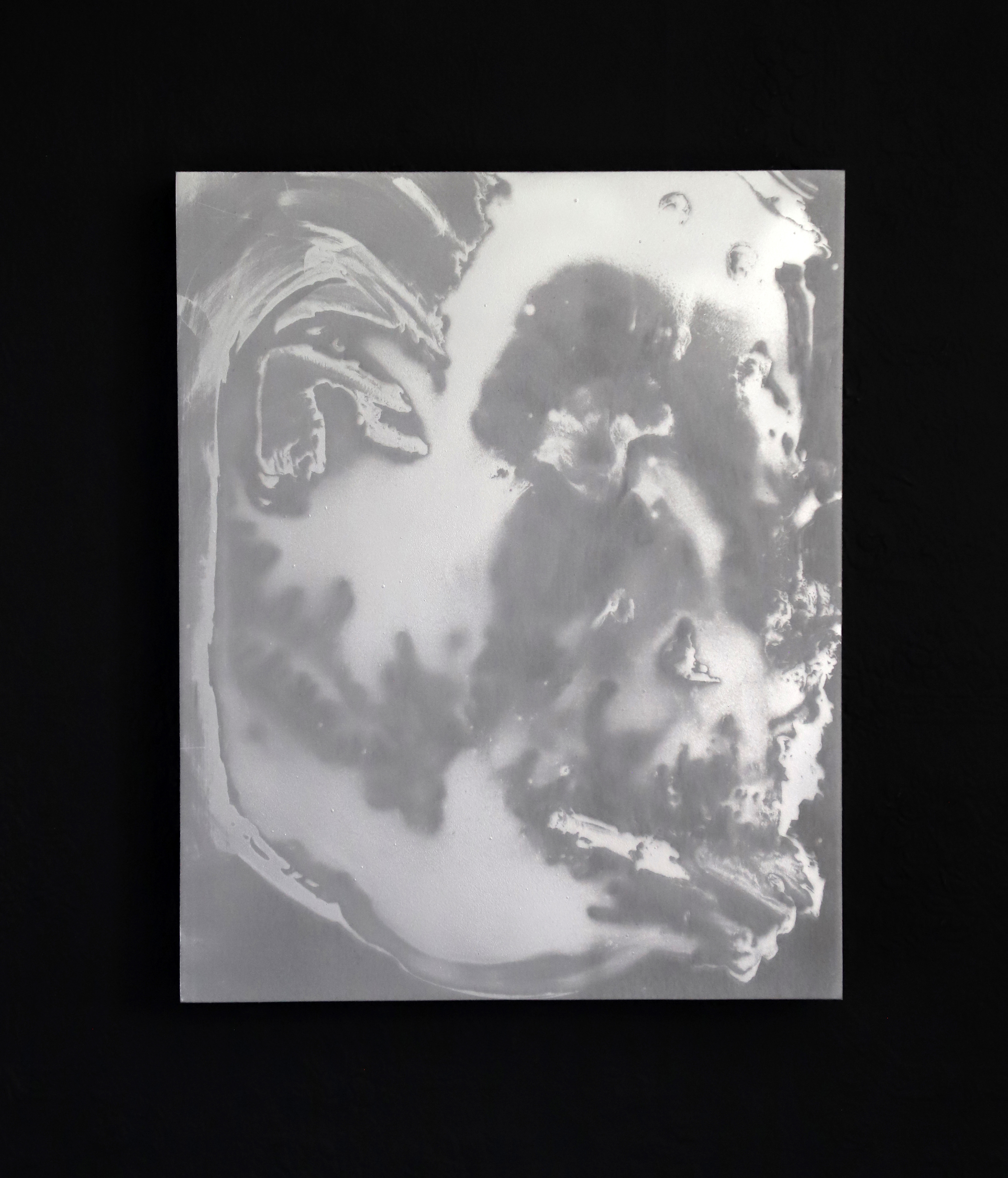 'Untitled' (2022) Spray Paint, Gesso Board. 40x 30cm.