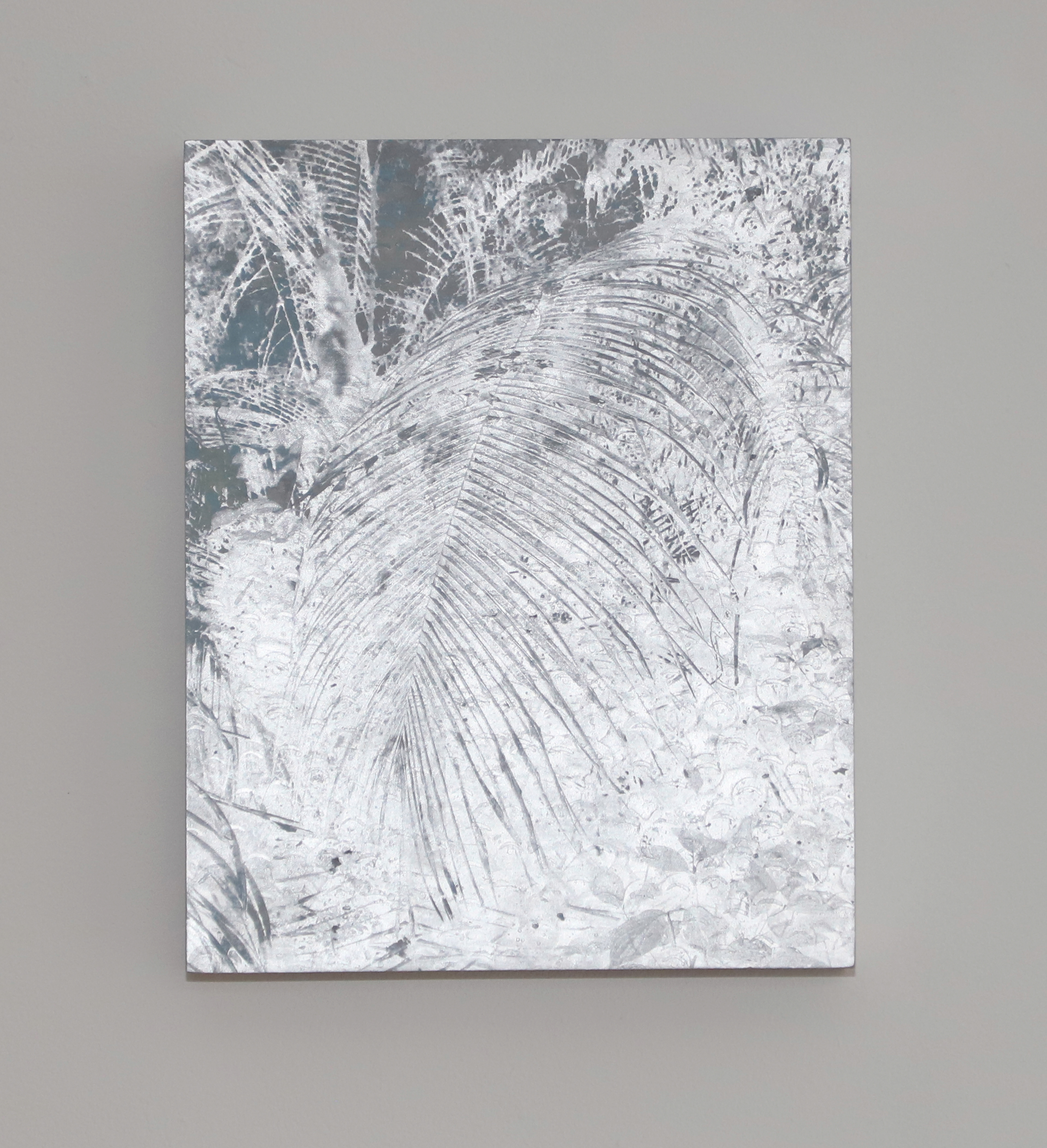 'Untitled' (2022) Spray Paint, Gesso Board. 18cm x 24cm.