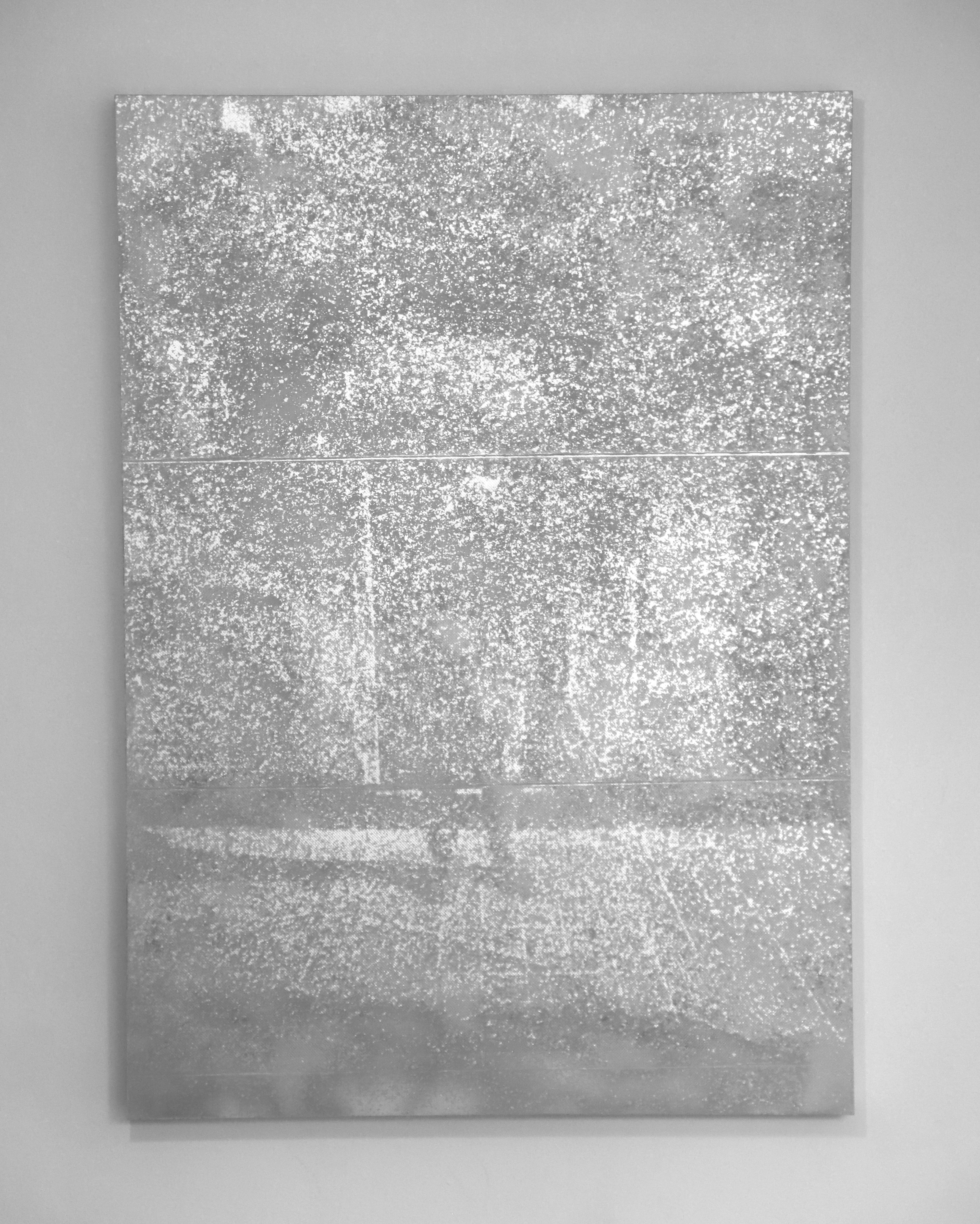 'Untitled' (2022) Spray Paint, Gesso Board. 50cm x 70cm.
