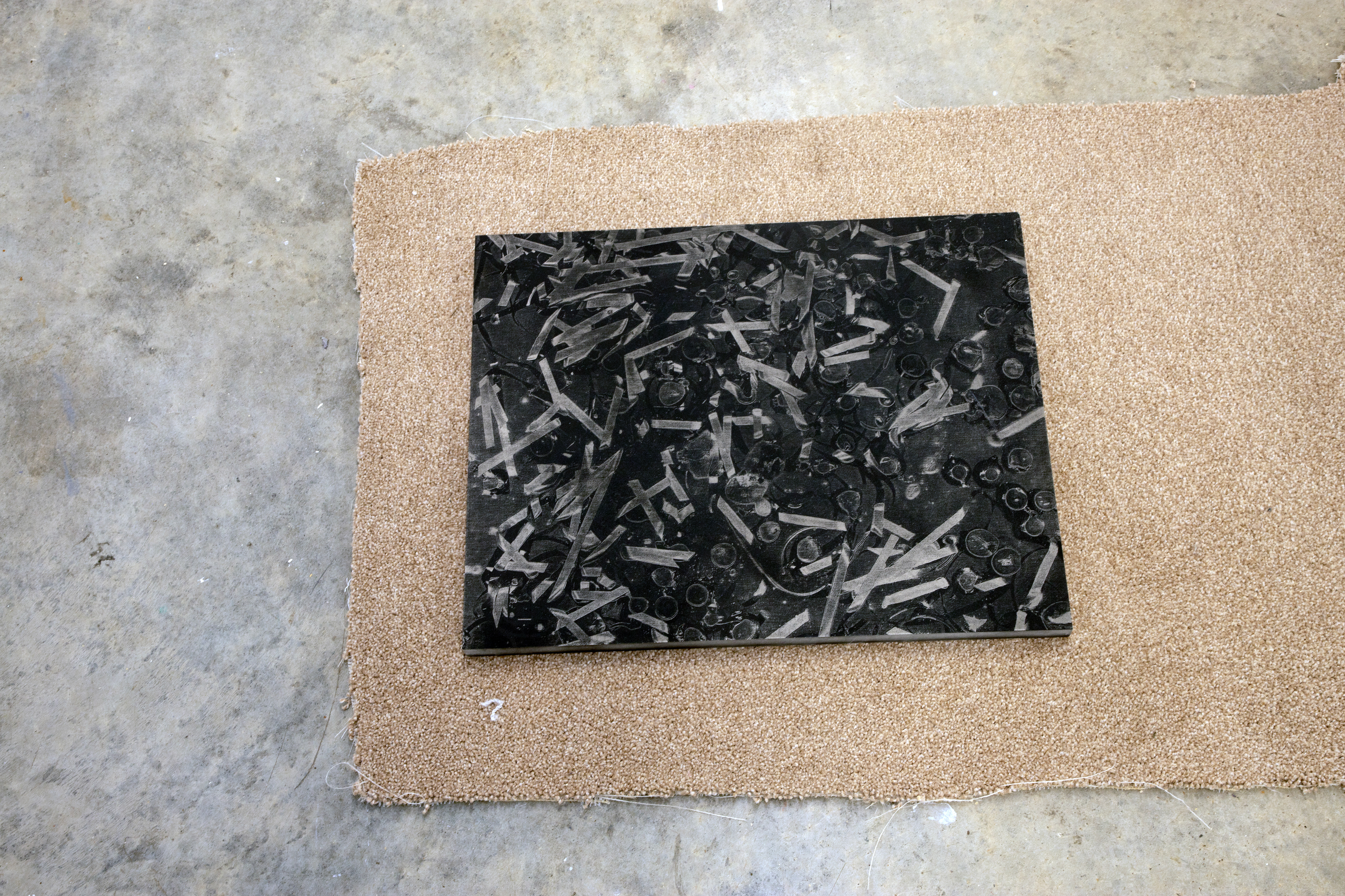 'Untitled' (2026)  Spray Paint, Rock.