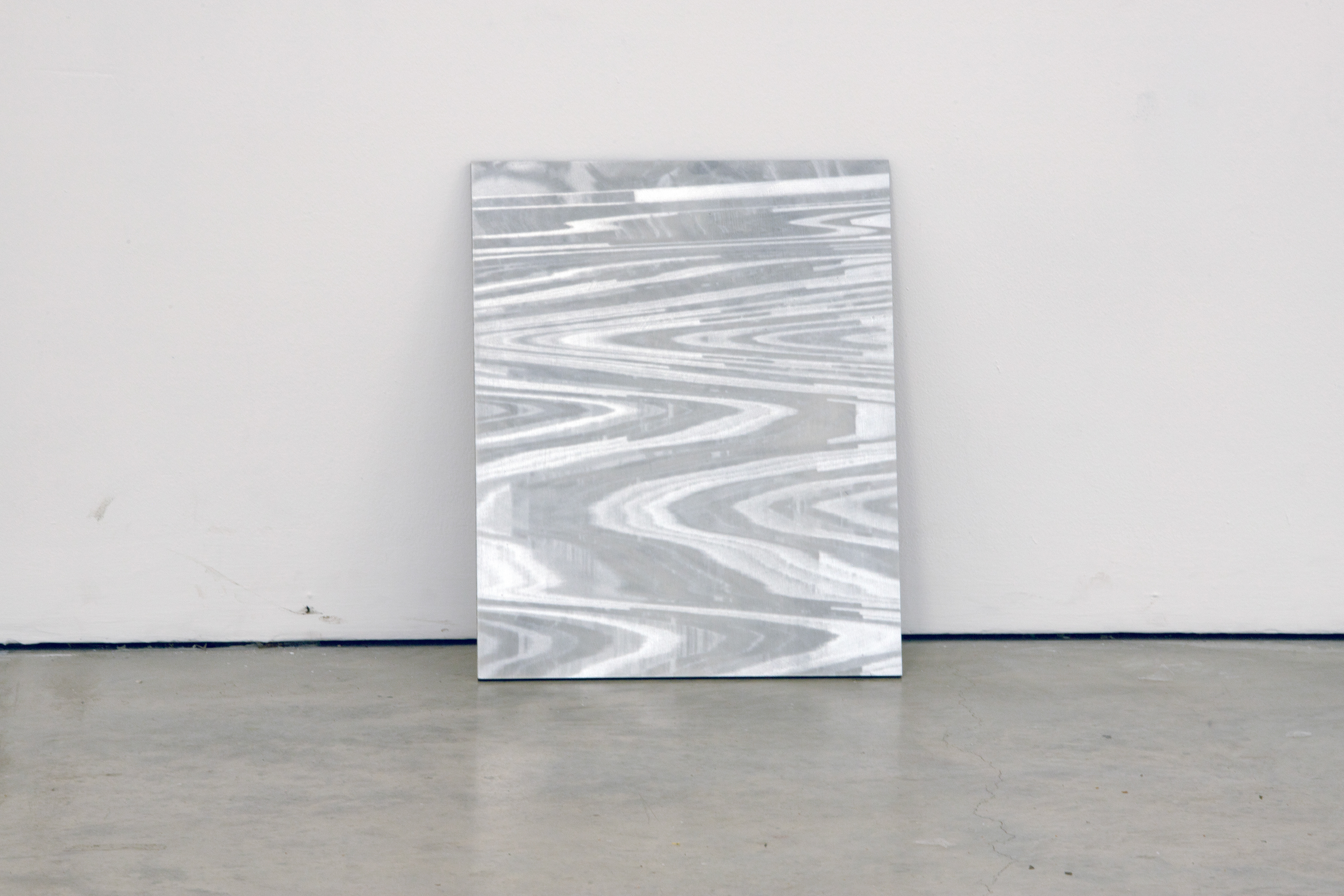 'Untitled' (2026) MDF, Gesso, Spraypaint. 