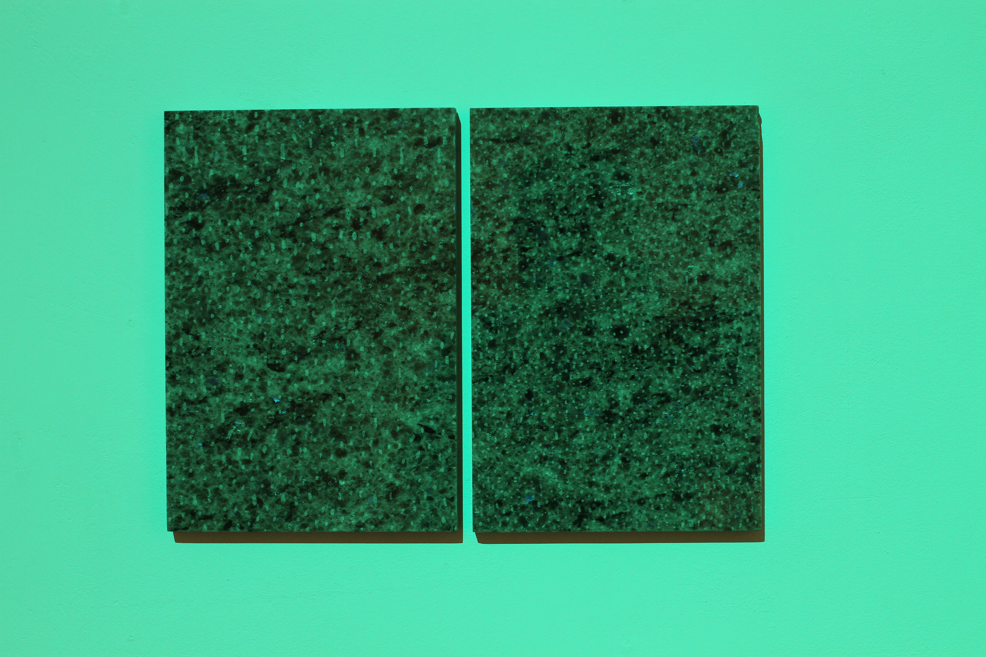 'Peal' (2018) Laser Etched Marble.