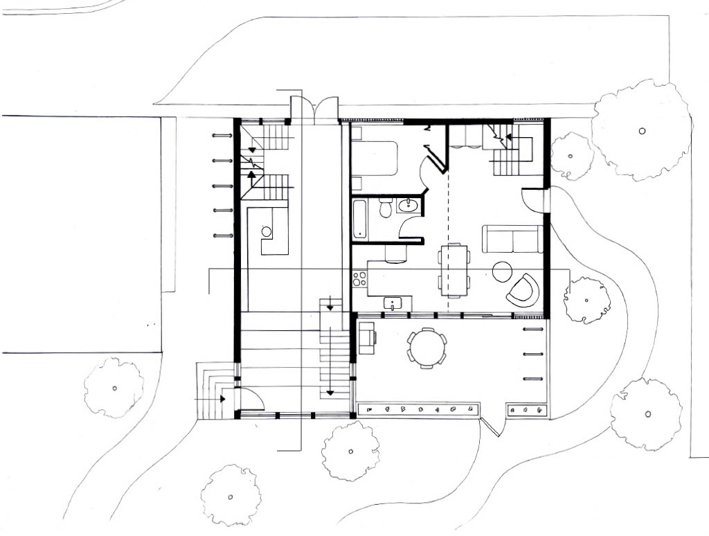 ground floor plan 1:50