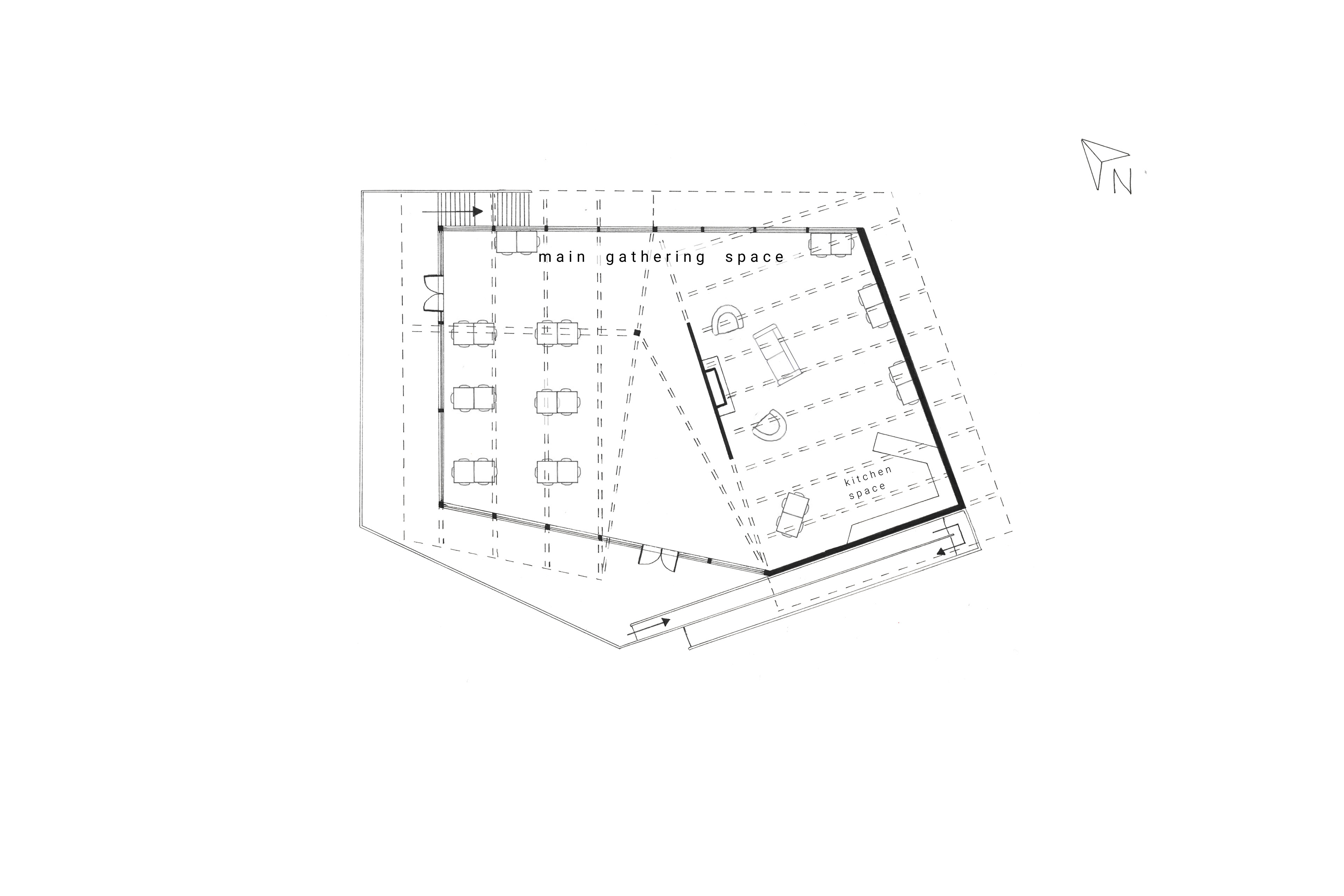upper floor plan 1:100