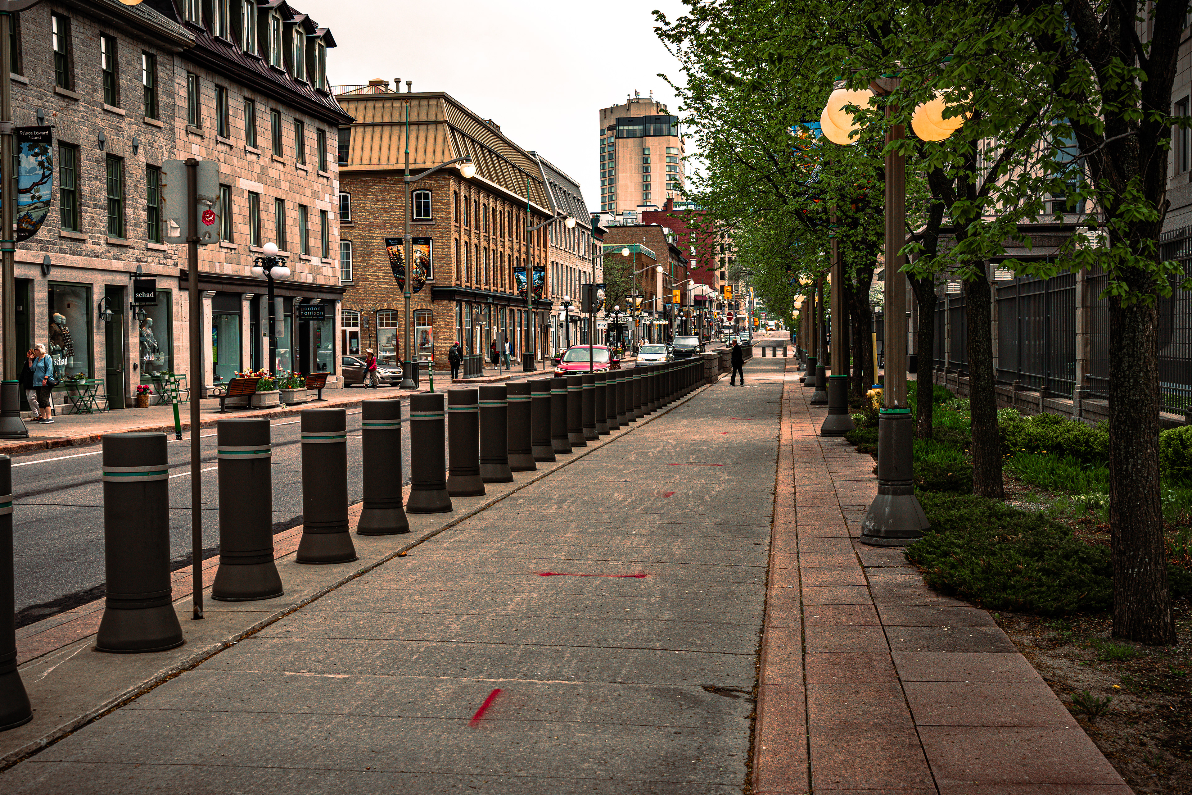 City streets in Ottawa 